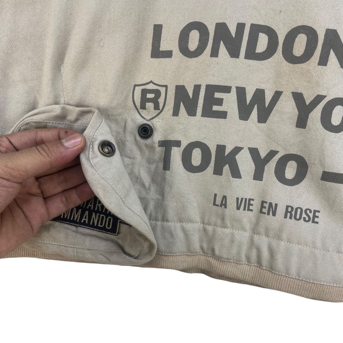 Japanese Brand × Vintage Vtg La Vie En Rose 18 Royal Marines Commando Cropped Jacket Size US M / EU 48-50 / 2 - 5 Thumbnail