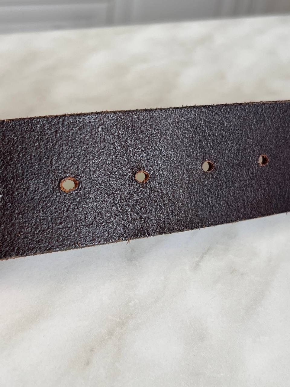 Diesel Diesel Belt Vintage Avant Garde Y2K Style Studded Logo Steel Size ONE SIZE - 7 Thumbnail
