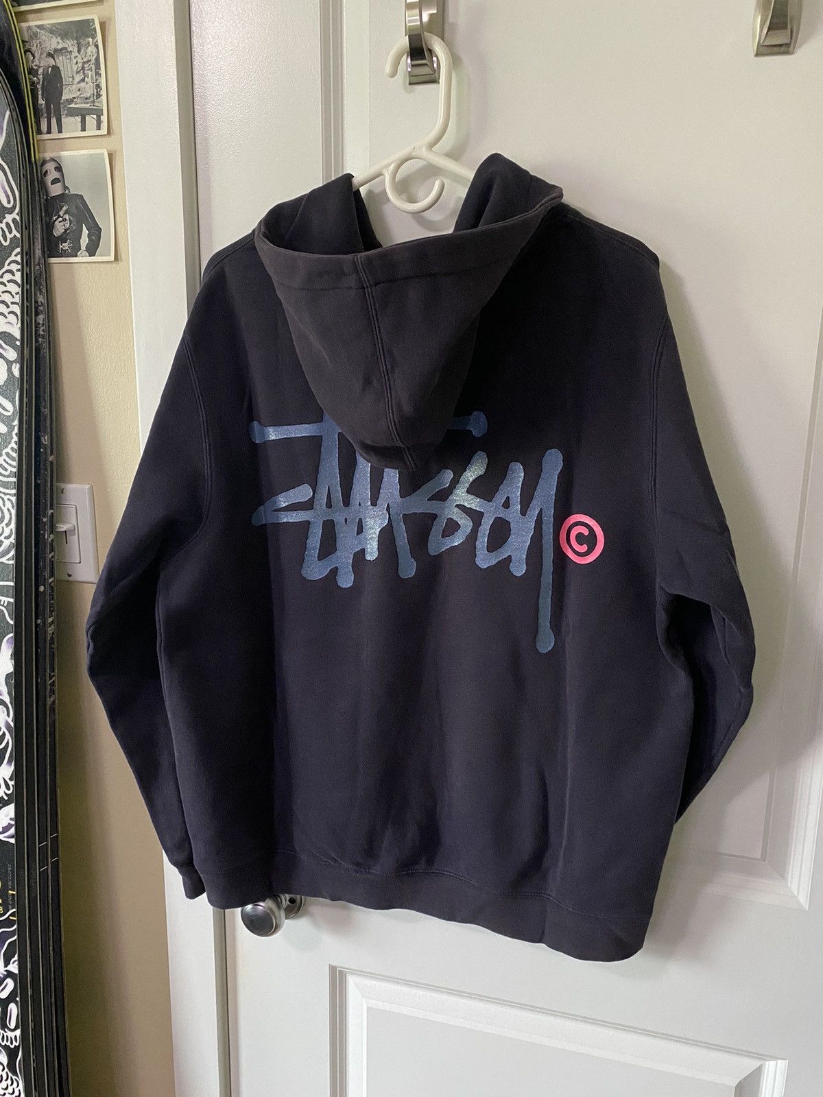 Stussy Vintage 90’s Stussy Japan basic C logo hoodie Size US M / EU 48-50 / 2 - 2 Thumbnail
