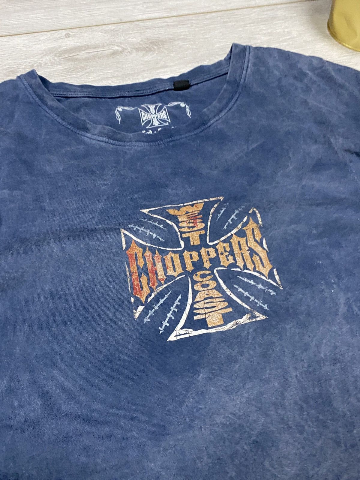 West Coast Choppers West Coast Choppers big logo cross tee bike Size US XXL / EU 58 / 5 - 4 Thumbnail