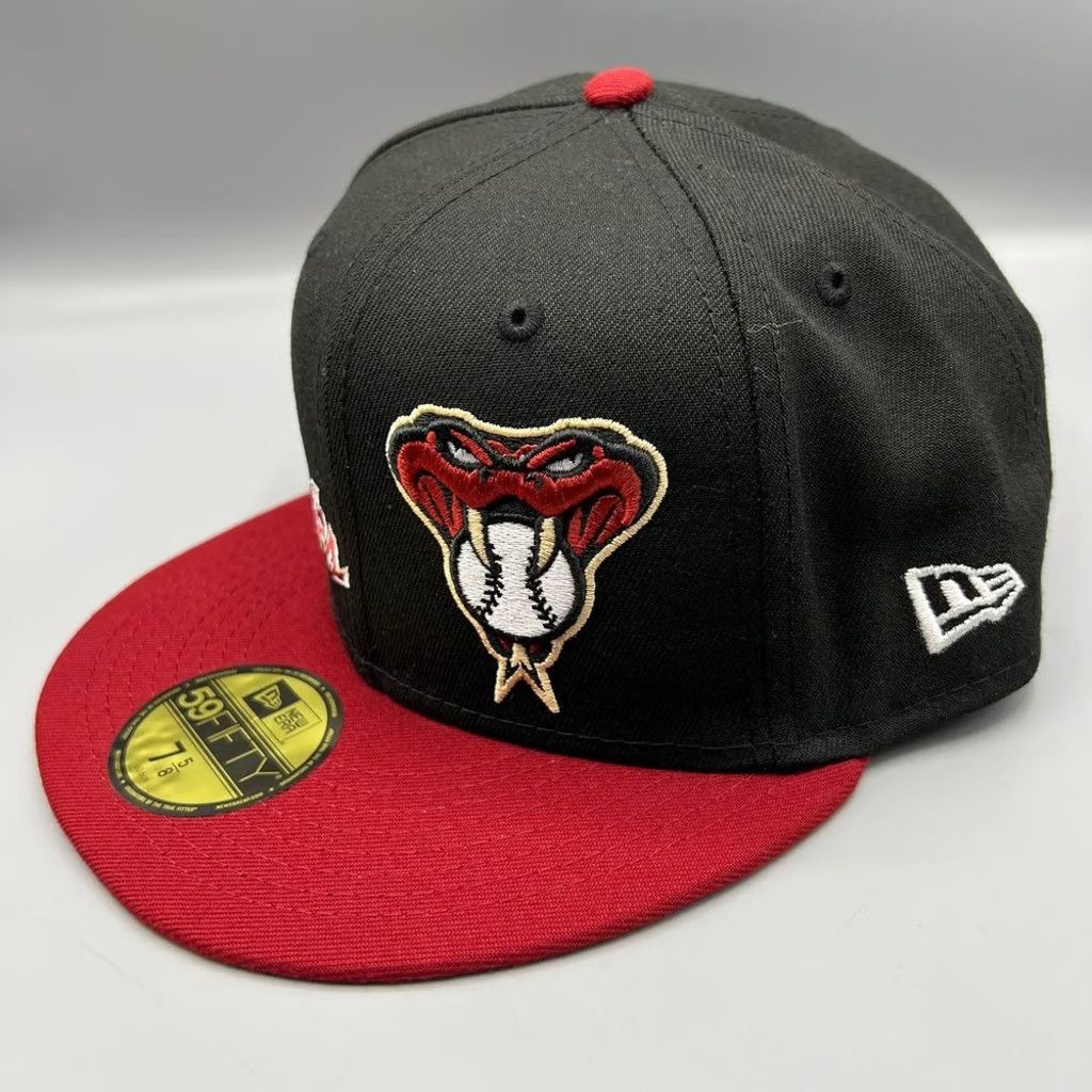 New Era Arizona Diamondbacks Hat Men 7 5/8 59Fifty New Era Fitted Size ONE SIZE - 3 Thumbnail