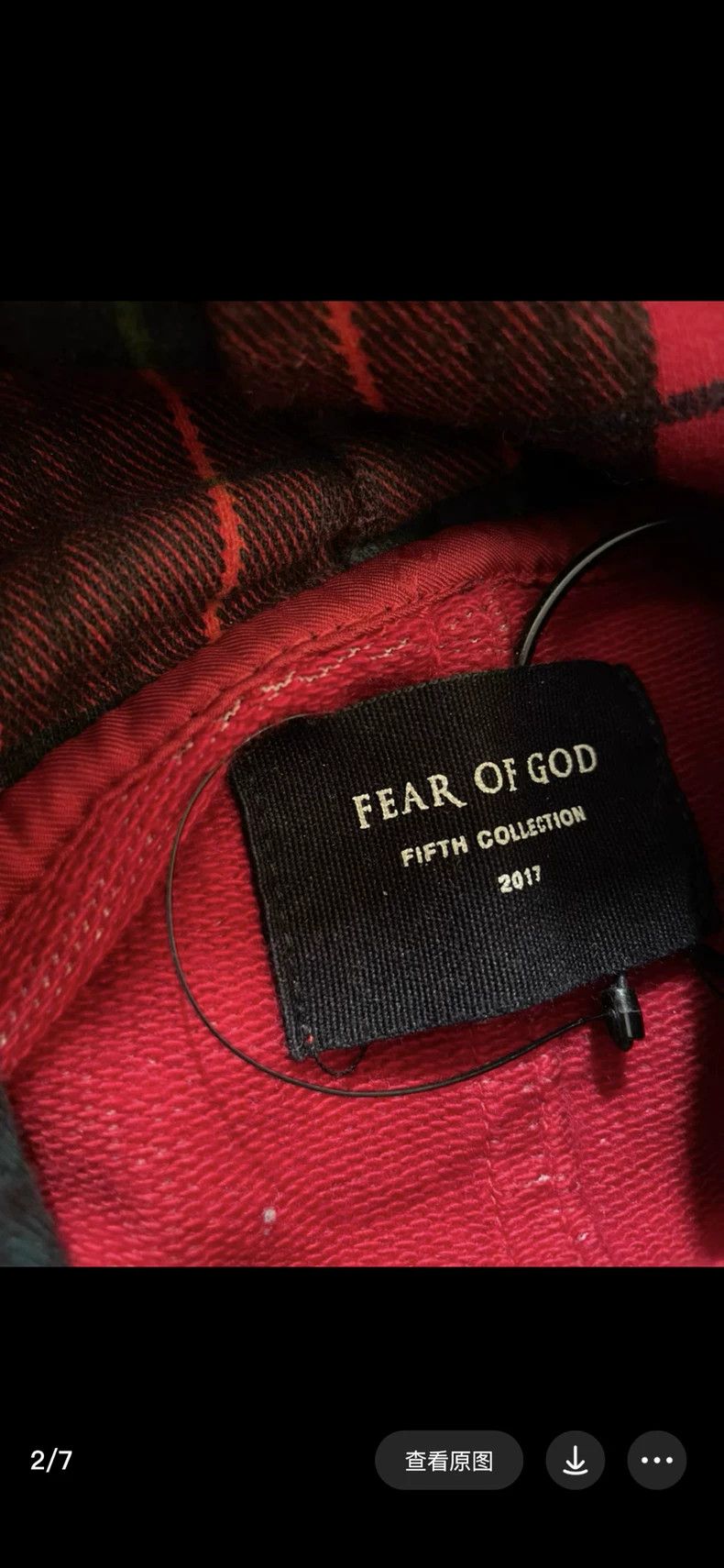 Fear of God Fear of God Red plaid sweatshirt Size US L / EU 52-54 / 3 - 2 Thumbnail