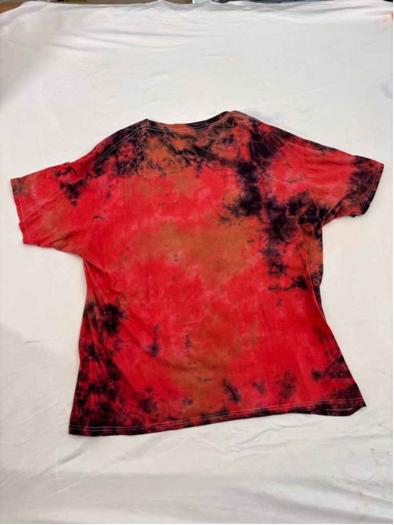 Metallica Men's Metallica T-Shirt Size L Red Black Tie Dye Size US L / EU 52-54 / 3 - 8 Thumbnail