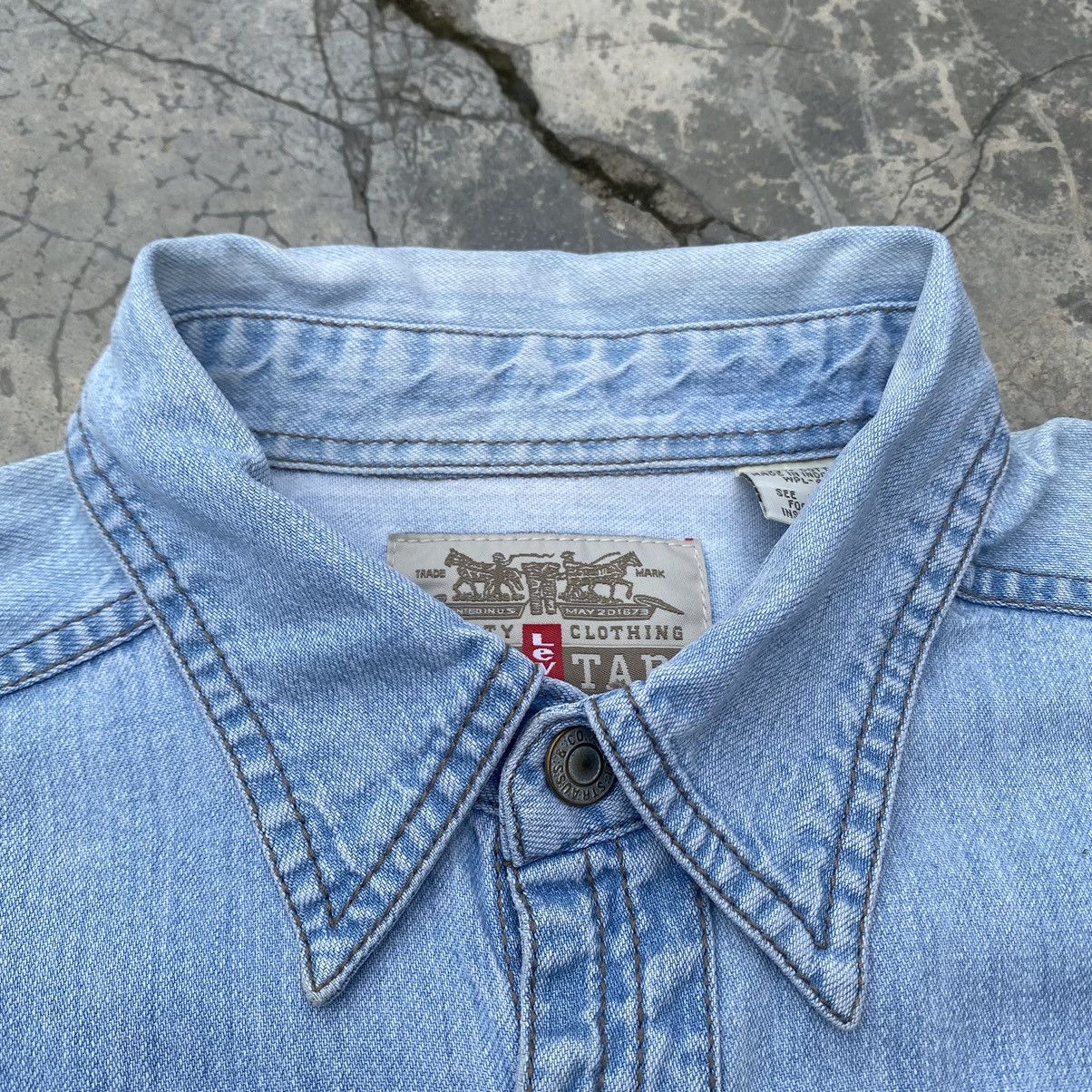 Levi's LEVIS RED TAB Button Fly Denim Shirt Size US XL / EU 56 / 4 - 7 Thumbnail