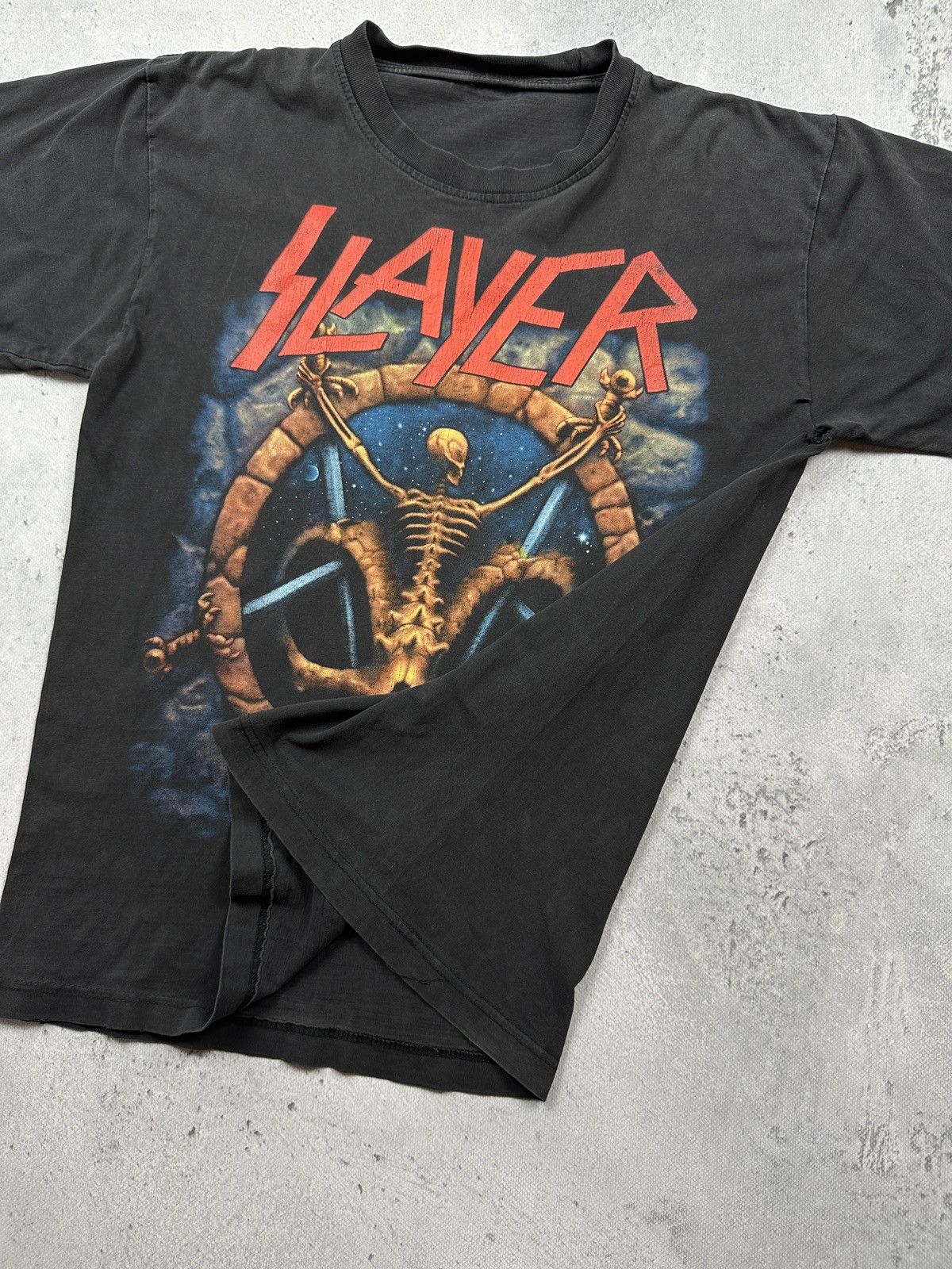 Slayer Vintage Slayer 90s T-Shirt Skeleton Pentagram Graphic Rare Size US M / EU 48-50 / 2 - 3 Thumbnail