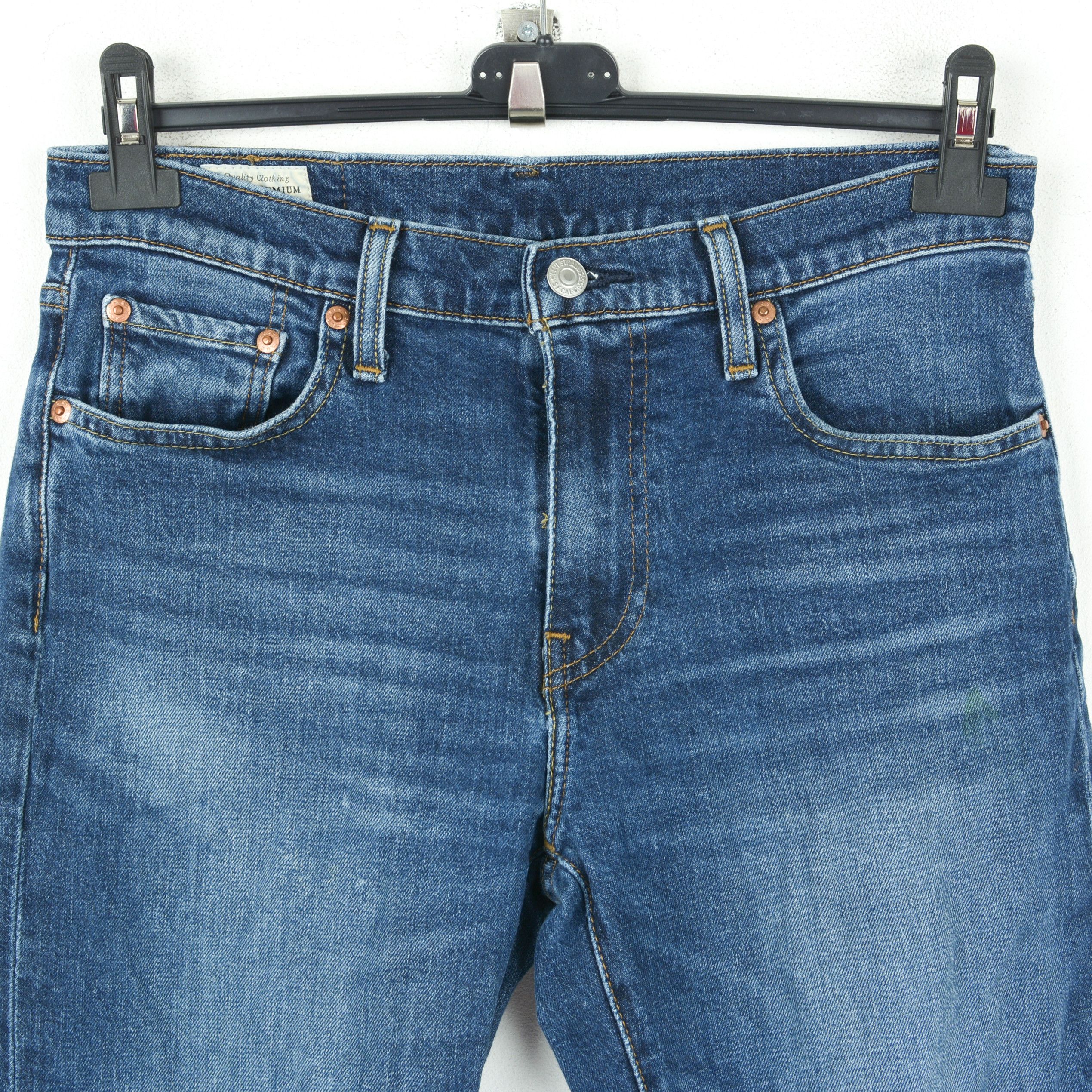 Levi's Premium Big E 502 W30 L30 Skinny Regular Jeans Denim Pants Size US 30 / EU 46 - 2 Thumbnail