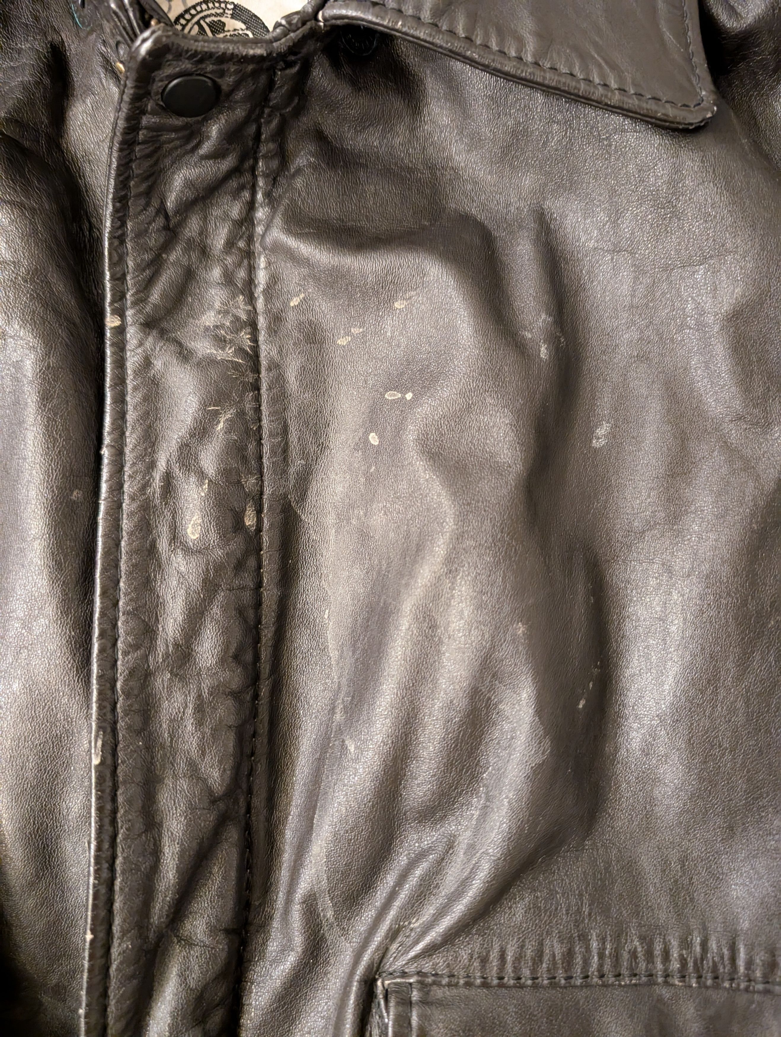 Vintage RARE Vintage American Express Leather Bomber Jacket Size US L / EU 52-54 / 3 - 6 Thumbnail