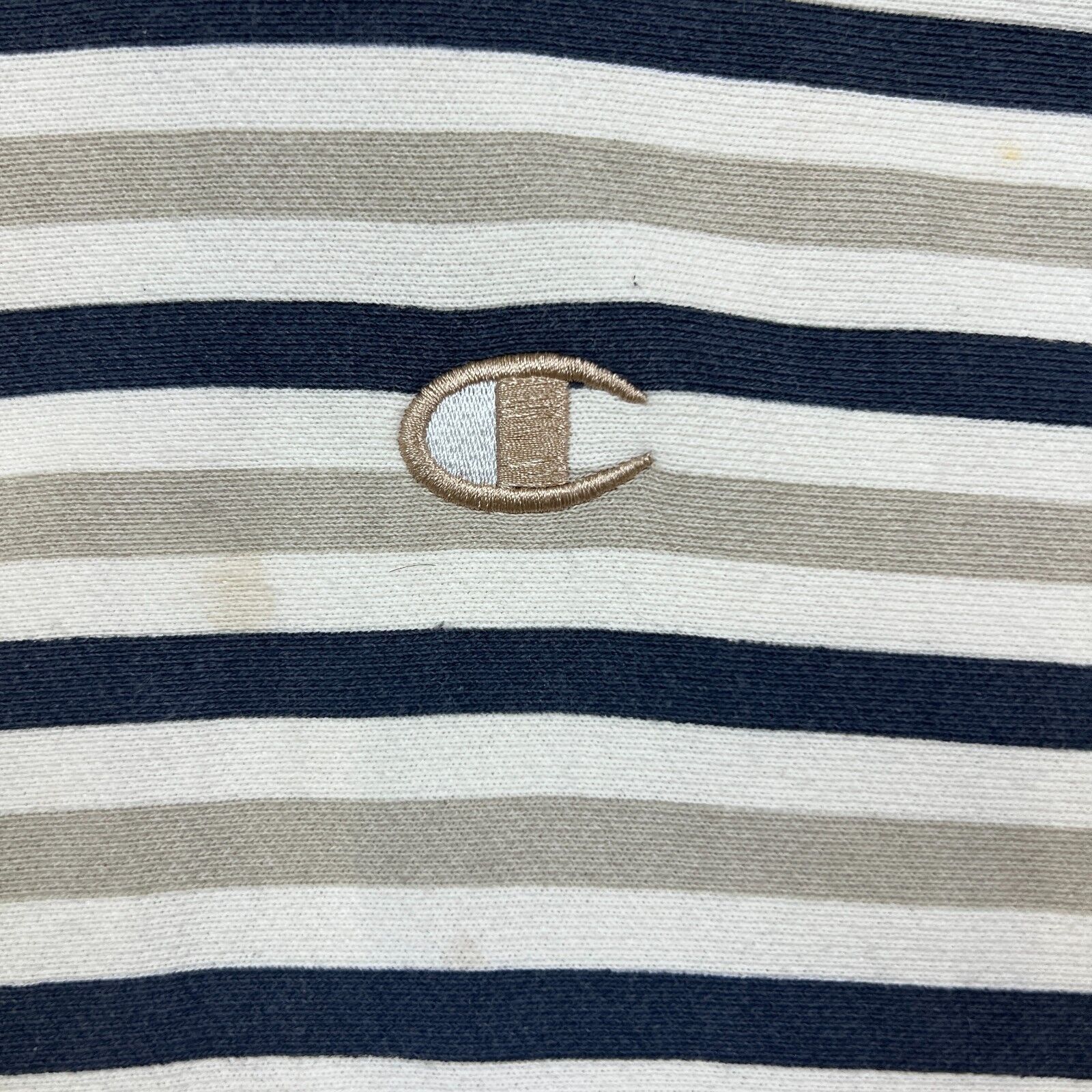 Champion × Vintage Champion Sweatshirt Medium Reverse Weave Striped Pullover Size US M / EU 48-50 / 2 - 4 Thumbnail