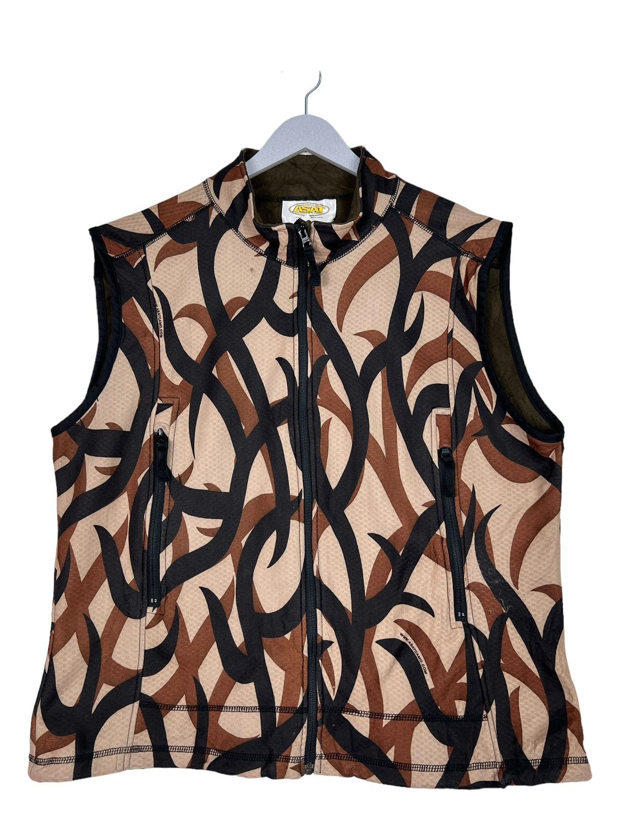 Japanese Brand 🔥 ASAT CAMO TRIBAL NUMBER NINE INSPIRED VEST Size US L / EU 52-54 / 3 - 2 Thumbnail