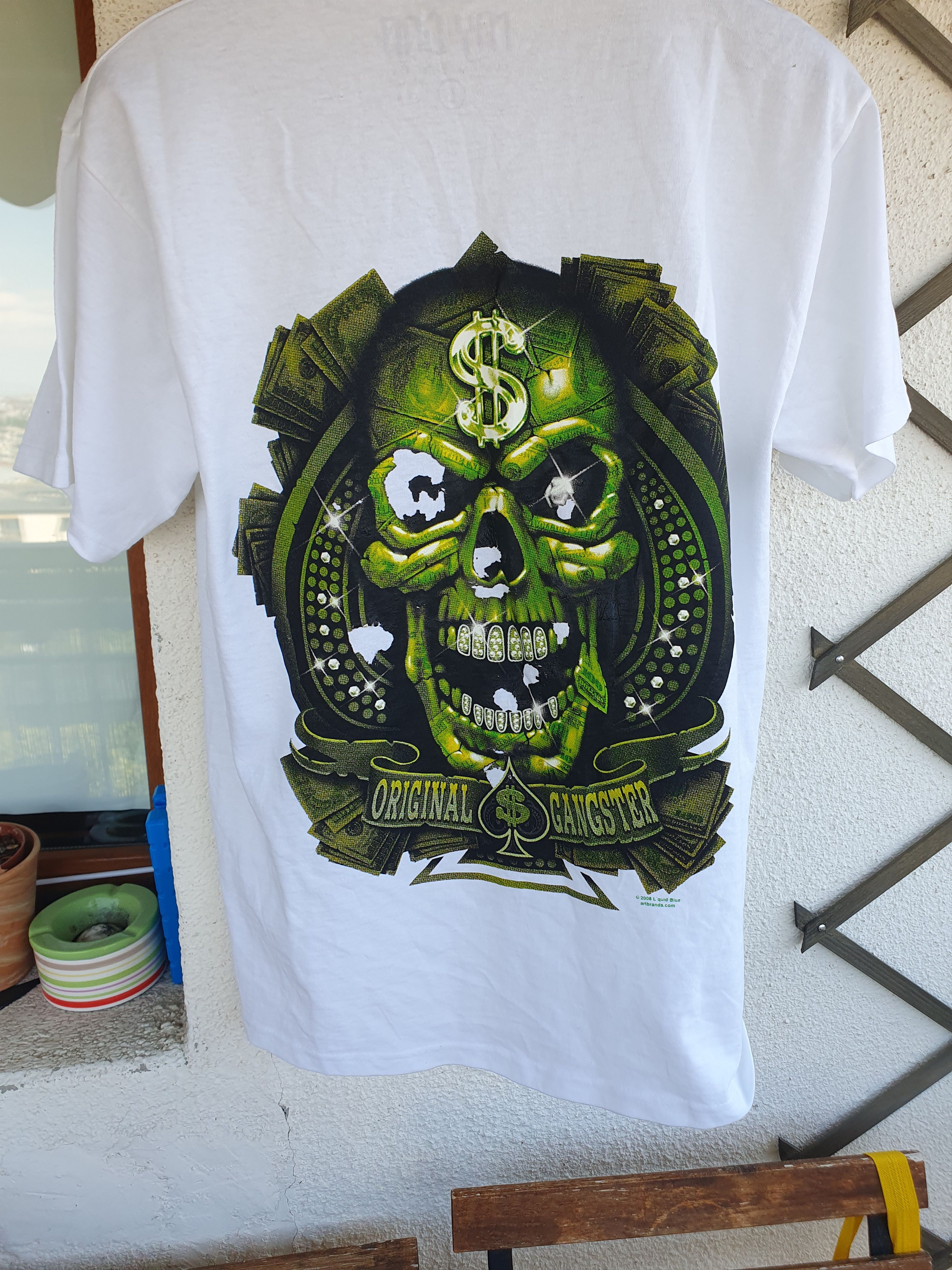 Liquid Blue Liquid Blue Bling Skull 2008 t-shirt sz L/M? Size US L / EU 52-54 / 3 - 2 Thumbnail