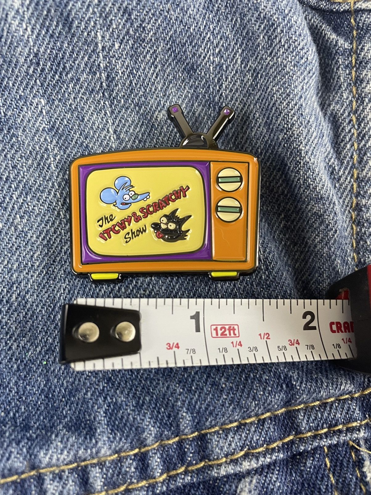Other Itchy & Scratchy Enamel Pin Size ONE SIZE - 2 Thumbnail