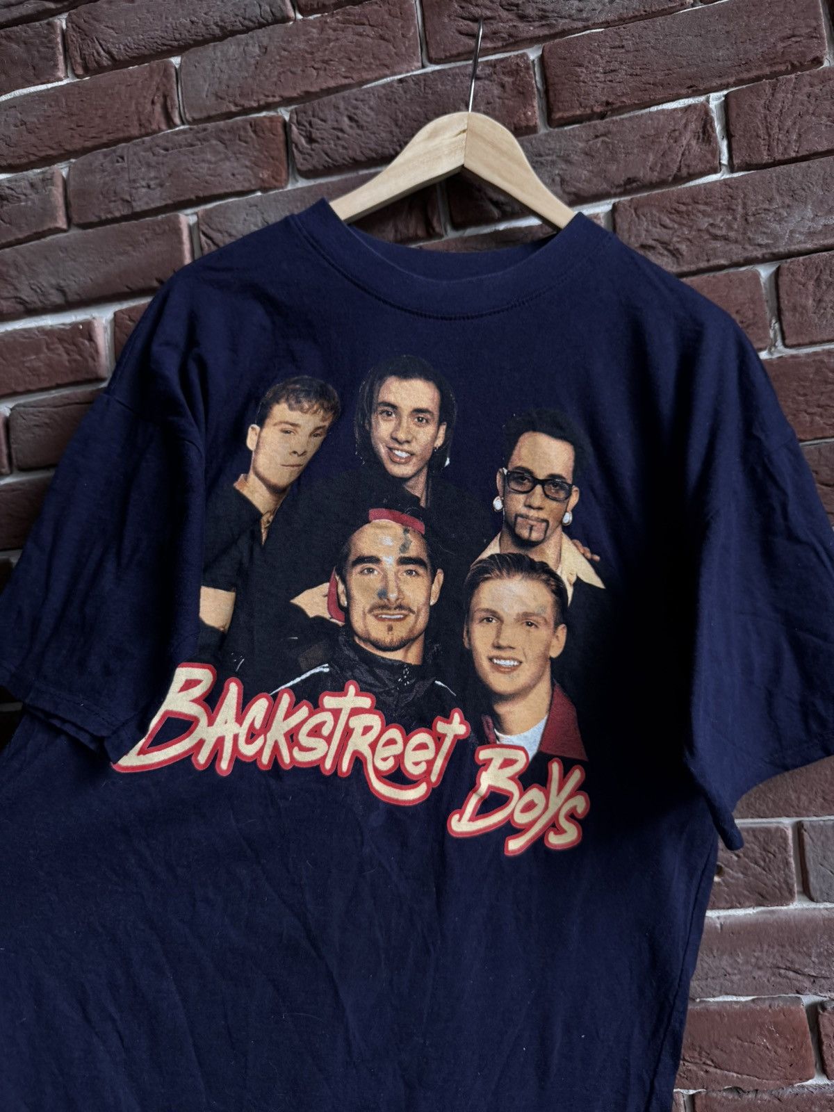 Band Tees Vintage 90s Backstreetboys Pop Band Rare Rap Tee Hype Size US L / EU 52-54 / 3 - 4 Thumbnail