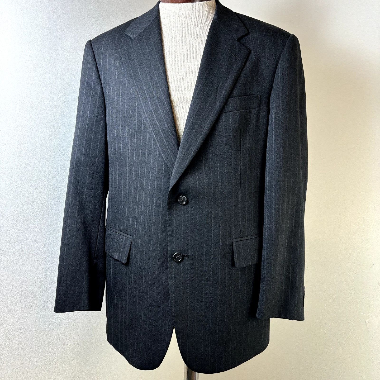Brooks Brothers Brooks Brothers Men's 41R Striped Wool 2 Piece Suit With Dre Size 40R - 3 Thumbnail