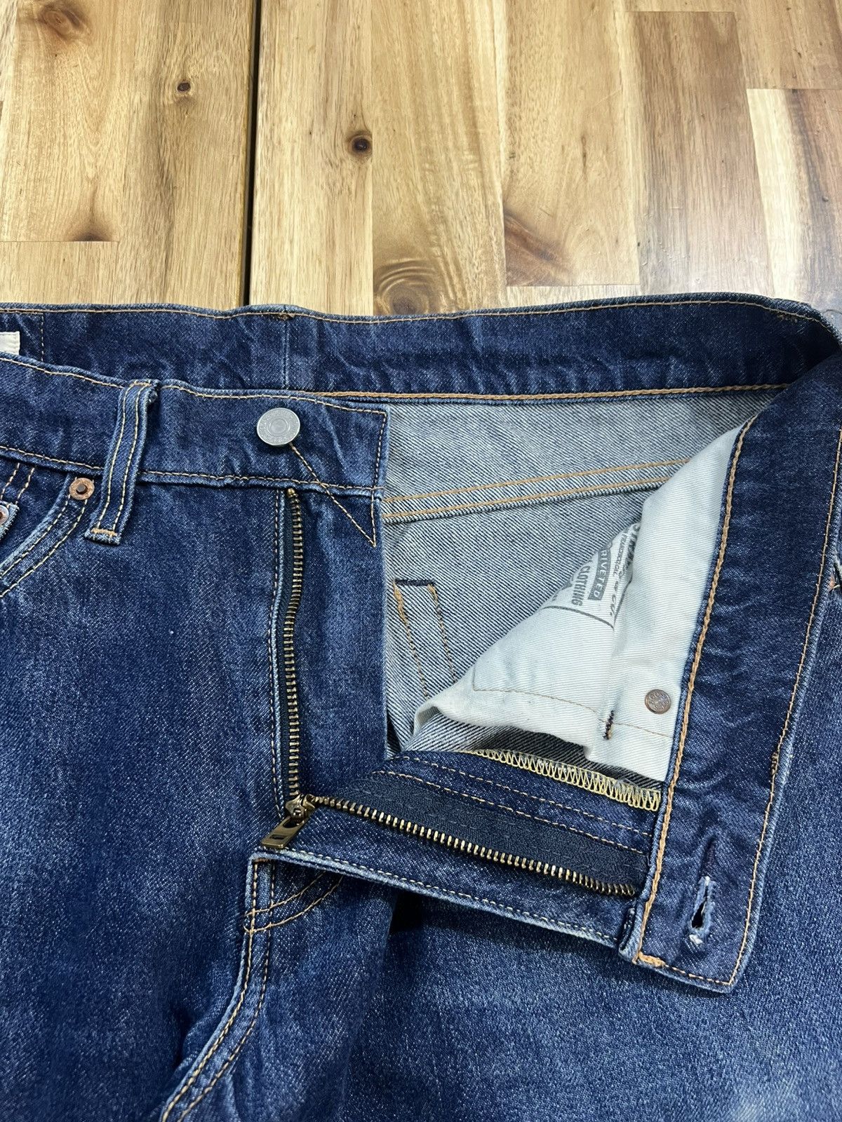 Levi's Vintage Levis 511 Big E Selvedge Jeans Denim Size US 34 / EU 50 - 6 Thumbnail
