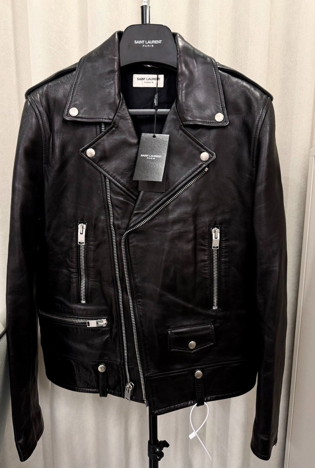 Hedi Slimane × Saint Laurent Paris saintlaurent 15fw black zipper