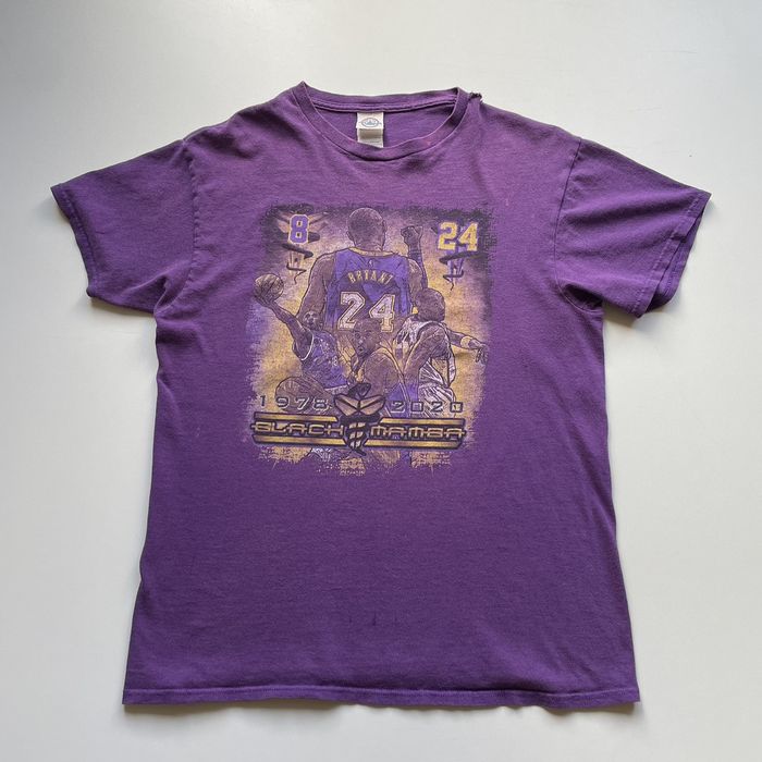 Vintage Vintage Kobe Bryant LA Lakers Memorial Graphic T Shirt