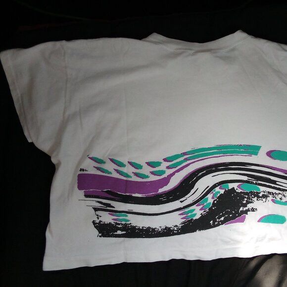 Nike × Vintage Vintage 90s Nike Crop Top T-Shirt Size M / US 6-8 / IT 42-44 - 8 Thumbnail