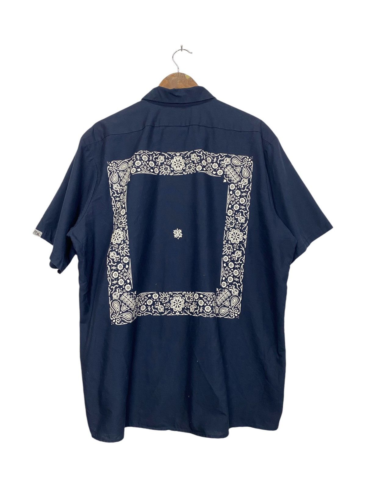 Vintage Prillmal Bandana Logo button shirt