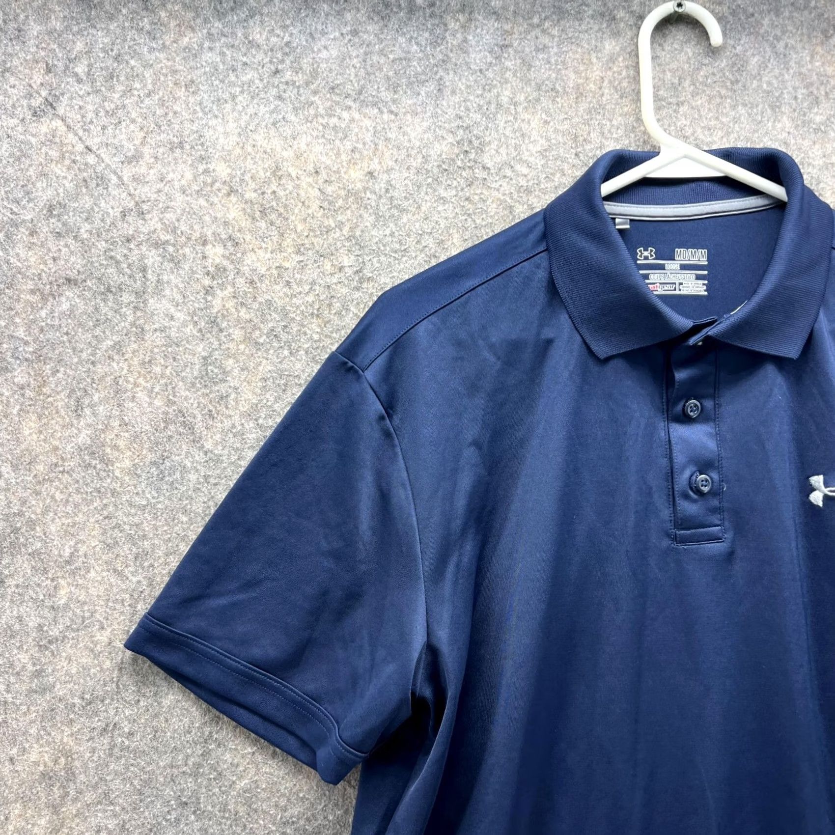 Under Armour Under Armour Polo Shirt Men Medium Blue Navy HeatGear Athletic UA Shirt Polo Casual Size US M / EU 48-50 / 2 - 3 Thumbnail