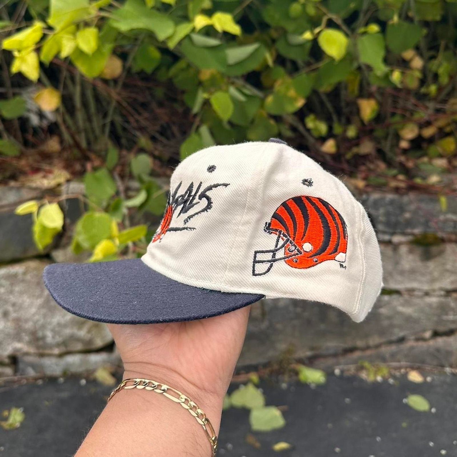 NFL × Vintage Vintage Cincinnati Bengals SnapBack Hat Size ONE SIZE - 2 Thumbnail
