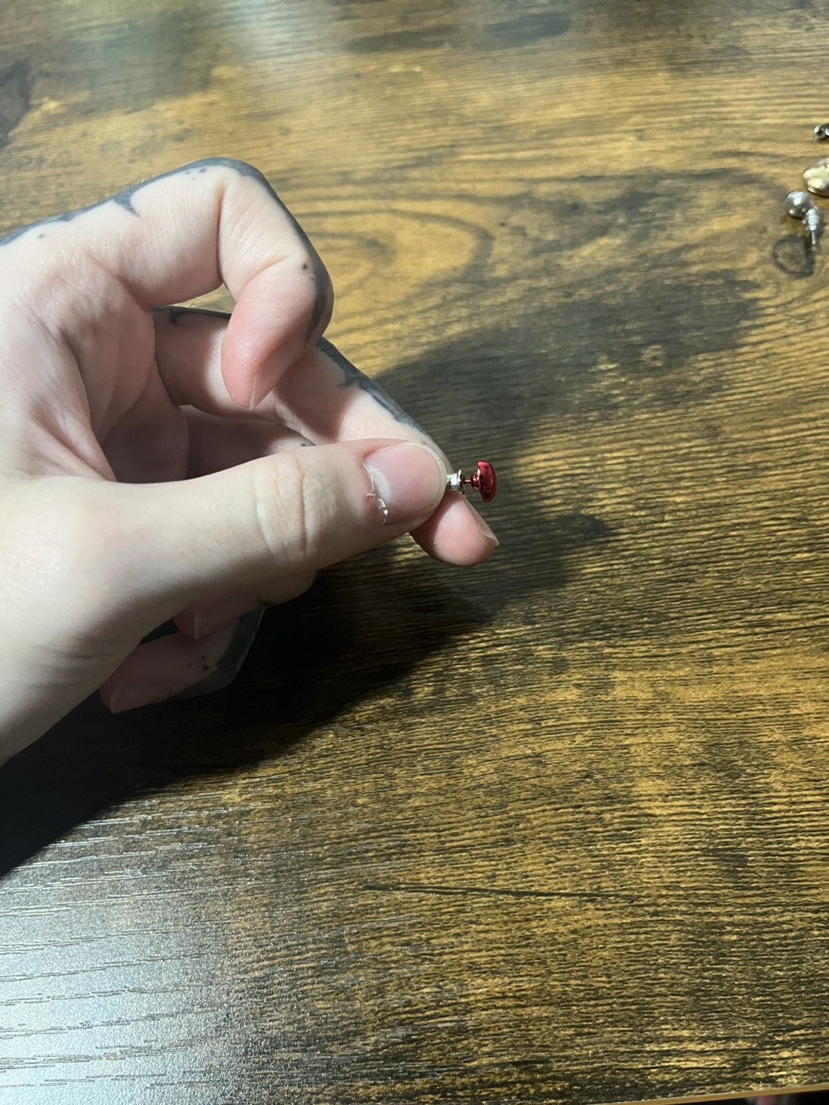 Other Red heart earring Size ONE SIZE - 2 Thumbnail