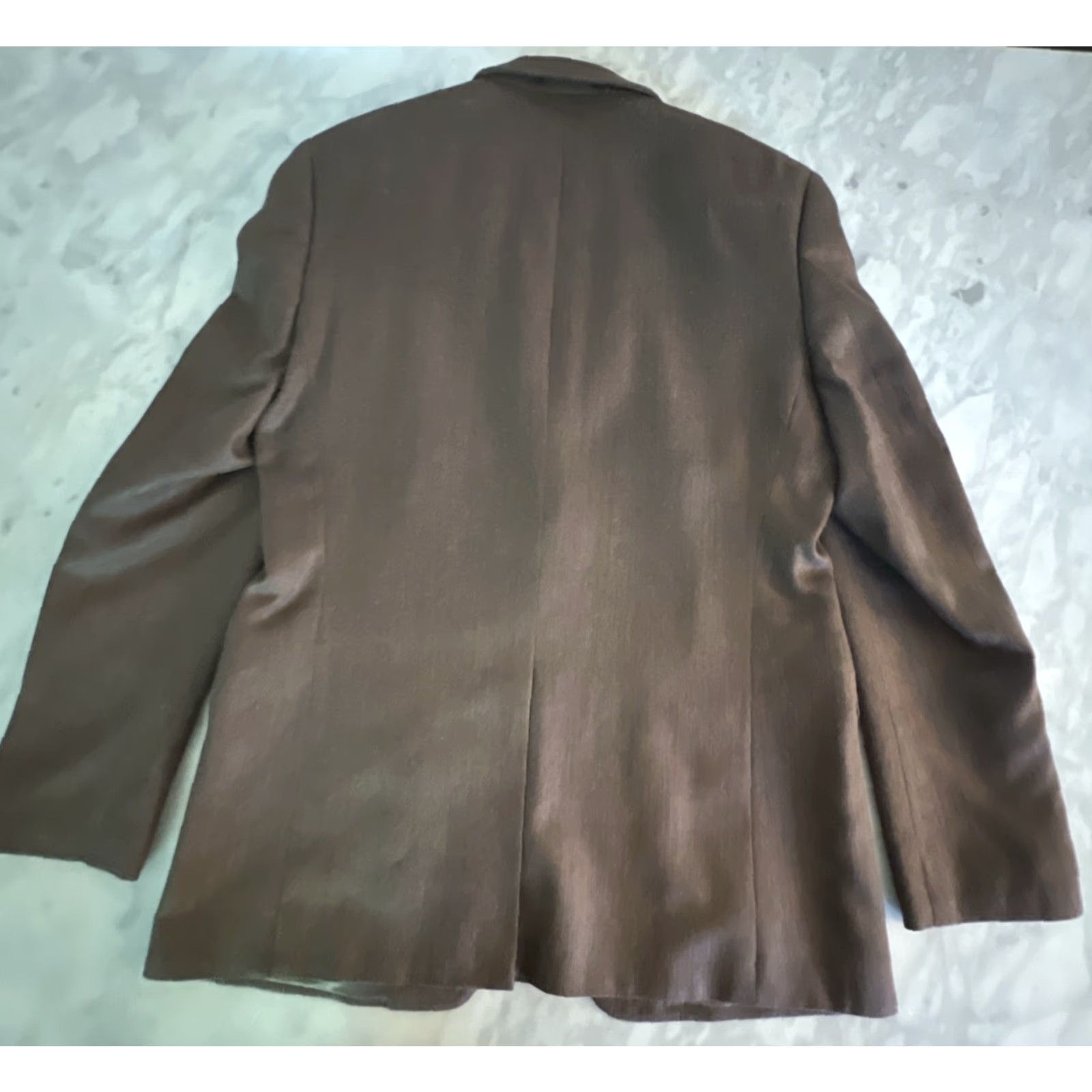Ralph Lauren RALPH LAUREN SPORT COAT Blazer 42L Brown Wool Silk Two-Button Mens Size 42L - 4 Thumbnail