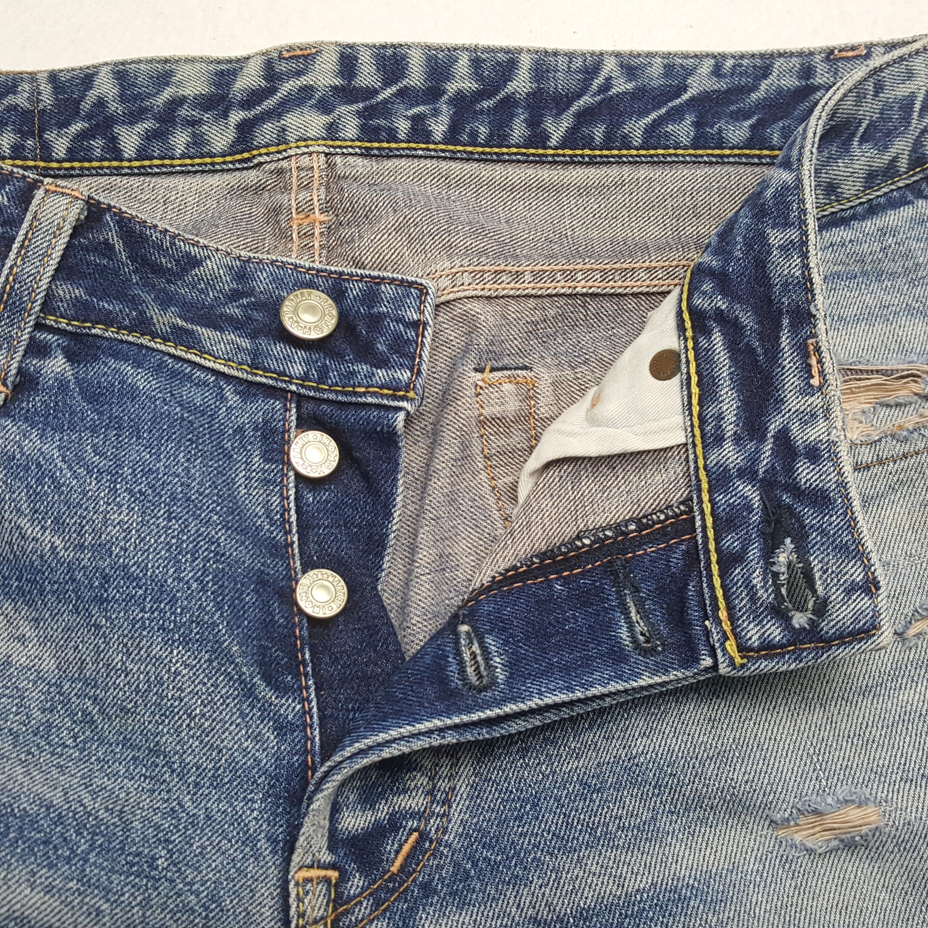 Japanese Brand × Vintage Vintage MRAMCHM Japanese Brand Distressed Jeans Size US 32 / EU 48 - 13 Thumbnail