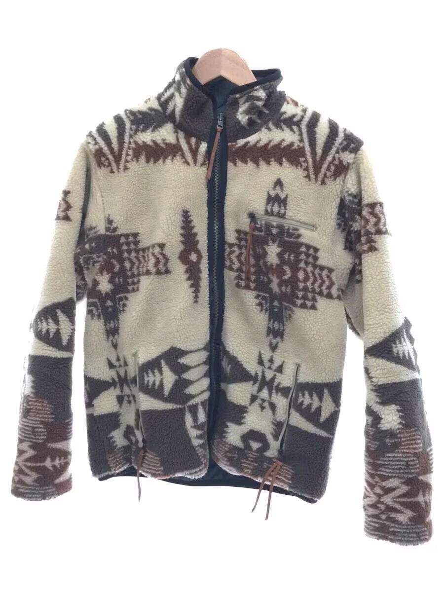 image of Kapital Aztec Pattern Fleece Jacket, Men's (Size Small)