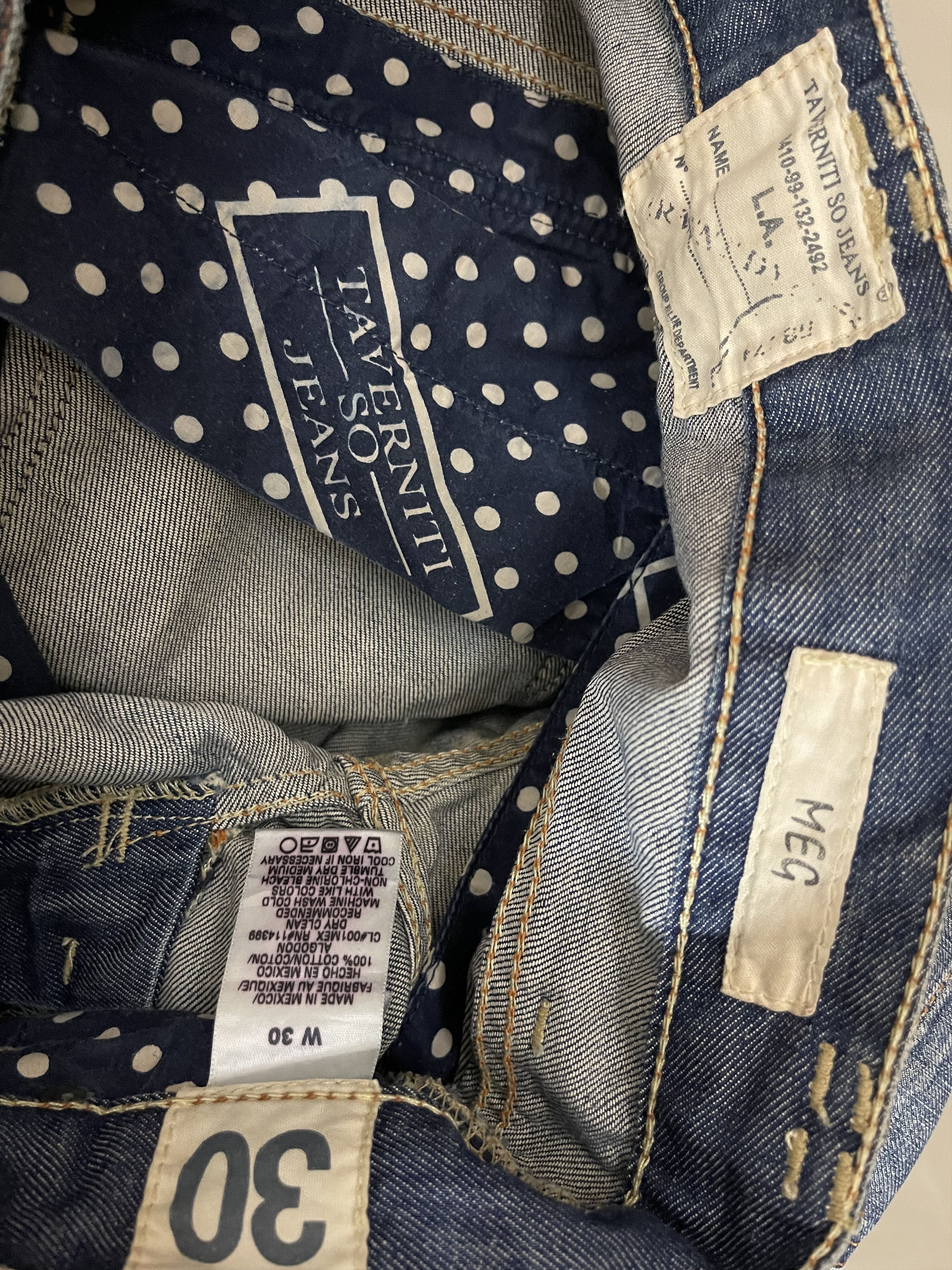 Beauty Beast × If Six Was Nine × Le Grande Bleu (L.G.B.) Tavernity So Jeans Distressed Flared Denim Size US 30 / EU 46 - 22 Thumbnail