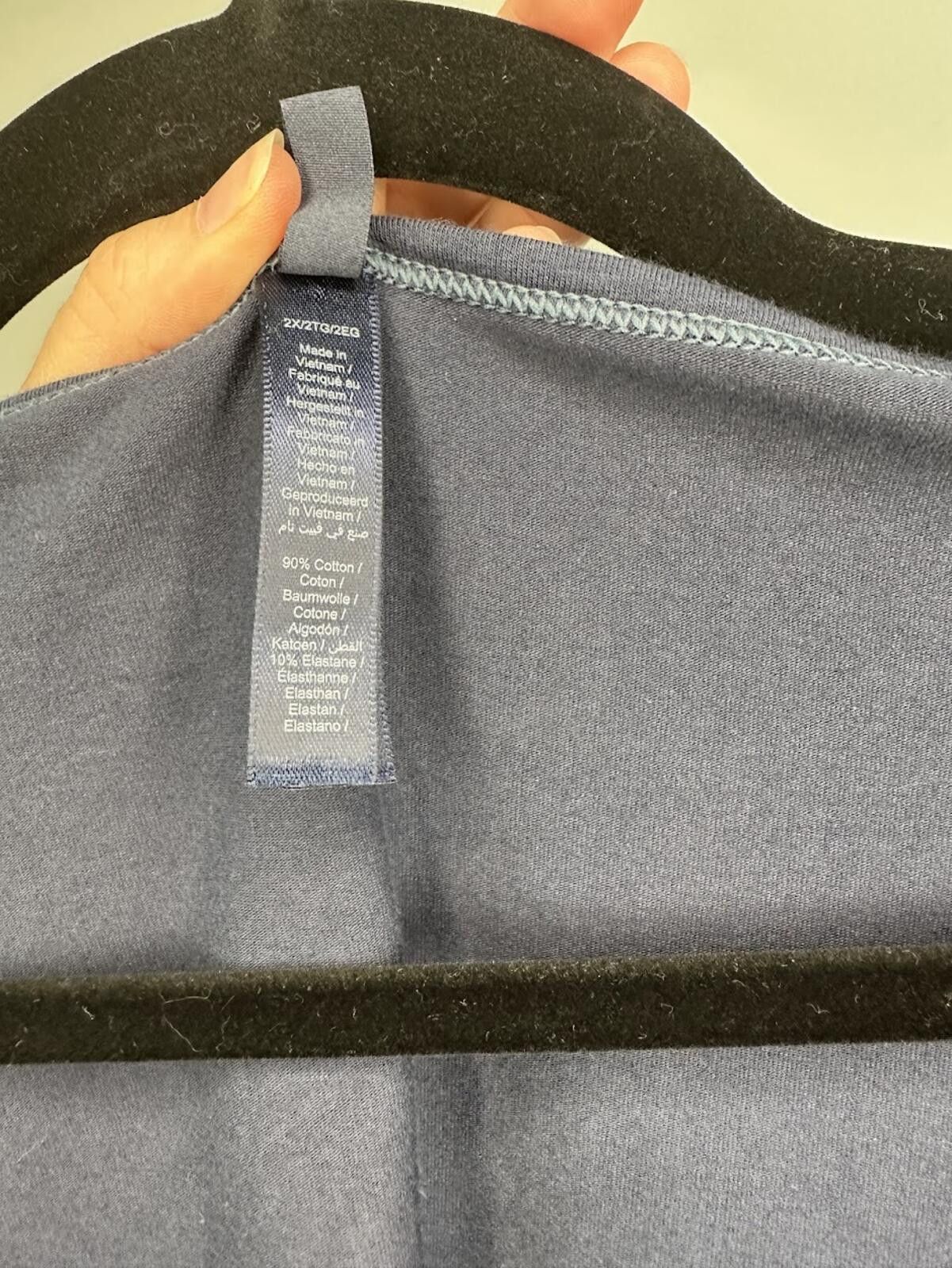 Swims NWOT SKIMS Scoop Neck Tee - Navy - Sz. 2X Size XXL / US 16-18 / IT 52-54 - 4 Thumbnail