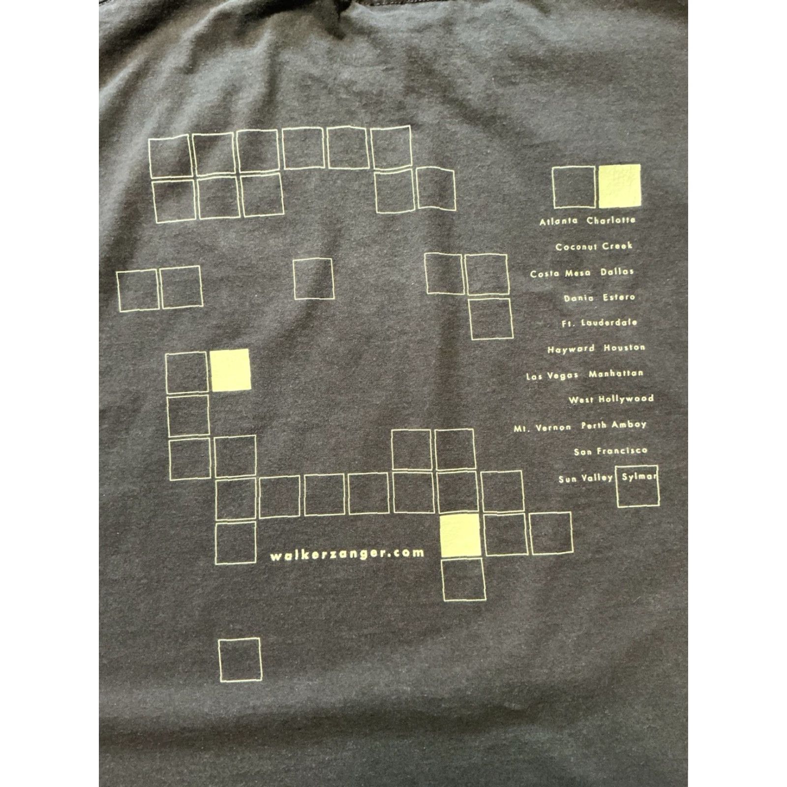 Vintage Walker Zanger American Modern Design Craft Artistry Tile Graphic Brown T-Shirt L Mens Regular Size Large Size US L / EU 52-54 / 3 - 8 Thumbnail