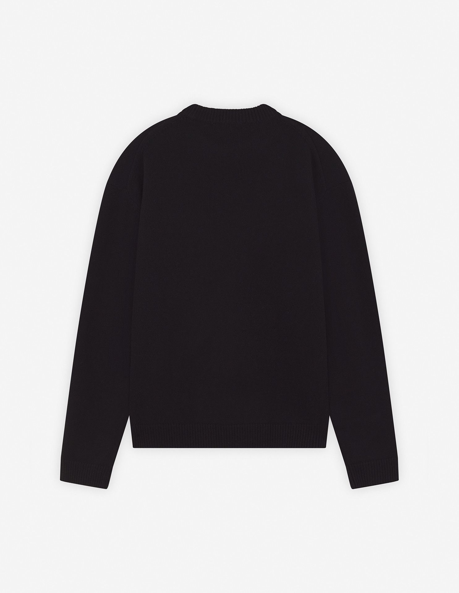 Maison Kitsune o1s22i1n1124 Fox Head Wool Sweater in Black Size US L / EU 52-54 / 3 - 6 Thumbnail