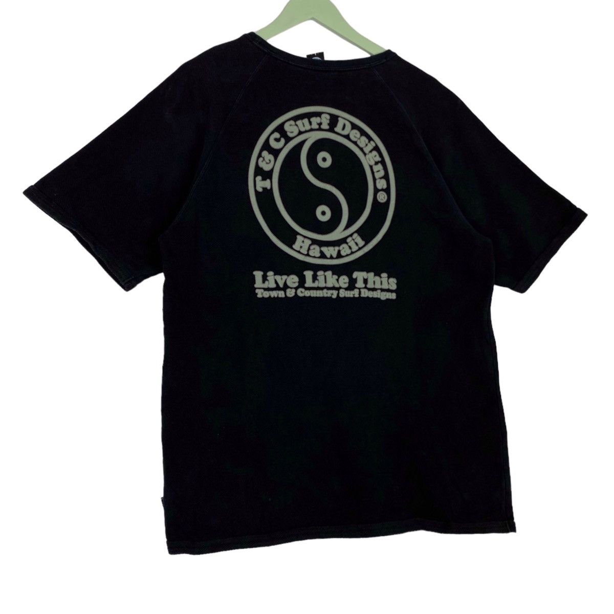 Vintage Vintage Town & Country Surf Design Printed Logo T-shirt Size US L / EU 52-54 / 3 - 3 Thumbnail