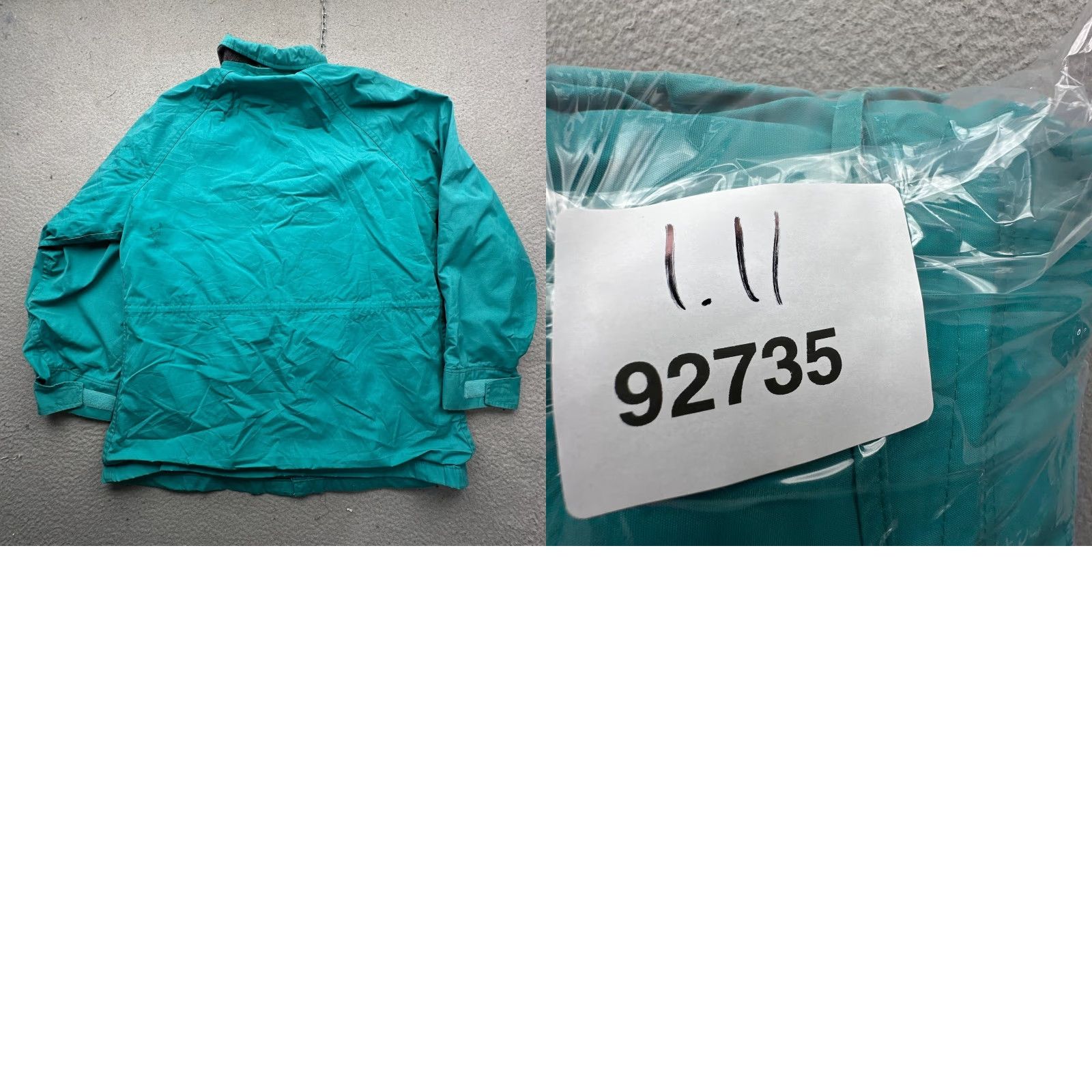 Vintage VINTAGE Woolrich Parka Jacket Womens Large Green Teal Pockets Flannel Lined 90s Outdoor Woolrich Woman Coat Size L / US 10 / IT 46 - 9 Thumbnail