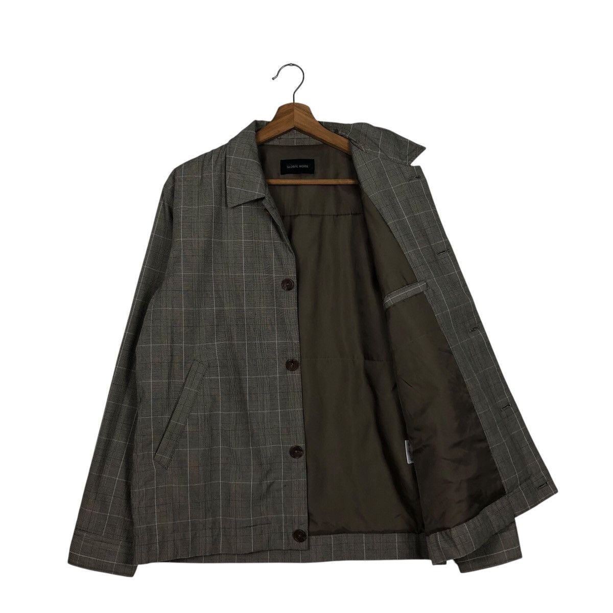 Global Work × Japanese Brand × Vintage 📌Vintage Bomber Jacket Blanket Global Work Issey Miyake Size US M / EU 48-50 / 2 - 12 Thumbnail