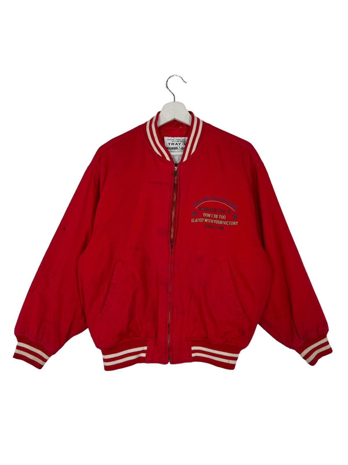 Japanese Brand 💥 VINTAGE TRAY UP GALS COLLECTION GLORIFY ALL STAFF BOMBER Size US M / EU 48-50 / 2 - 8 Thumbnail