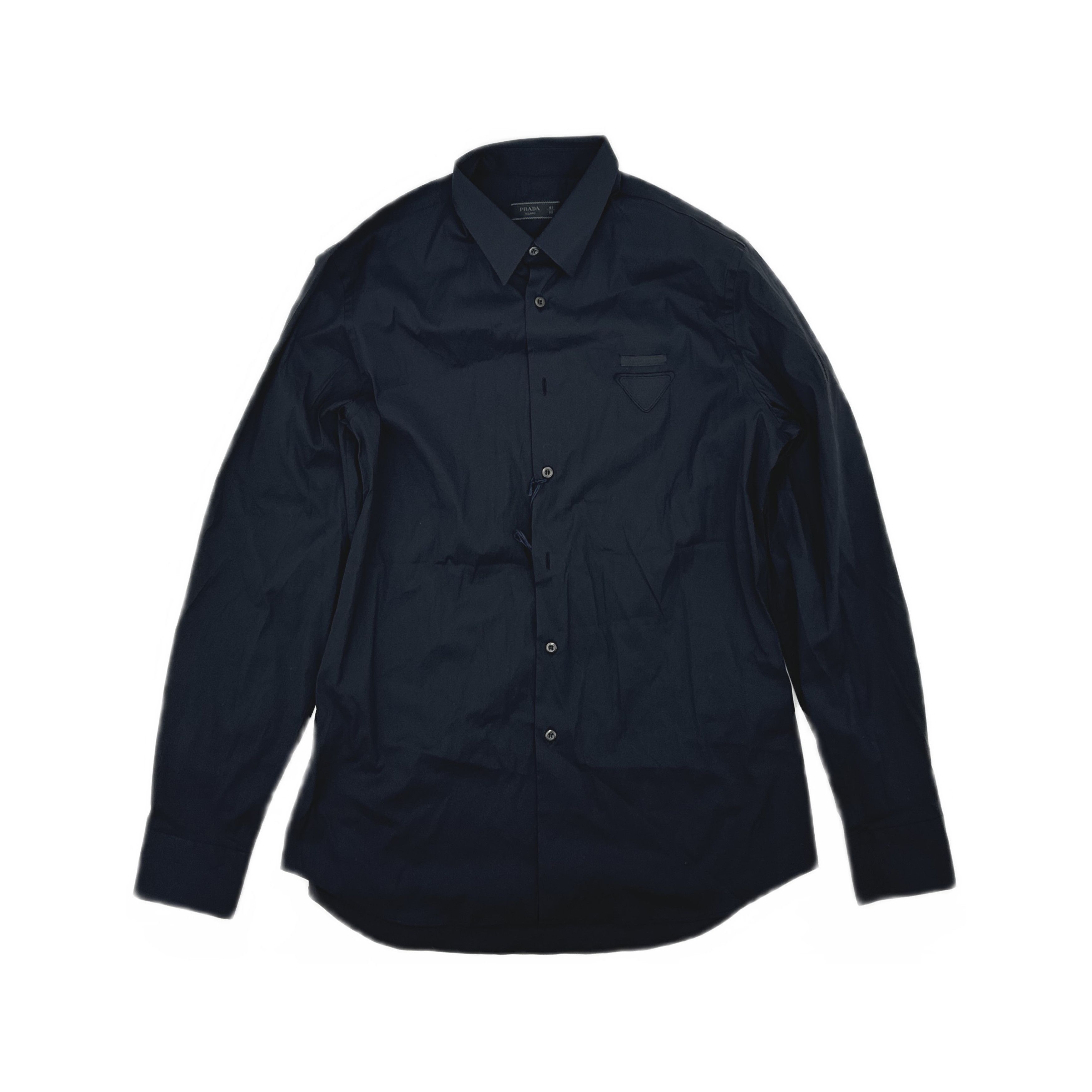 Prada Prada Logo Long Sleeve Shirt Size L Size US L / EU 52-54 / 3 - 1 Thumbnail