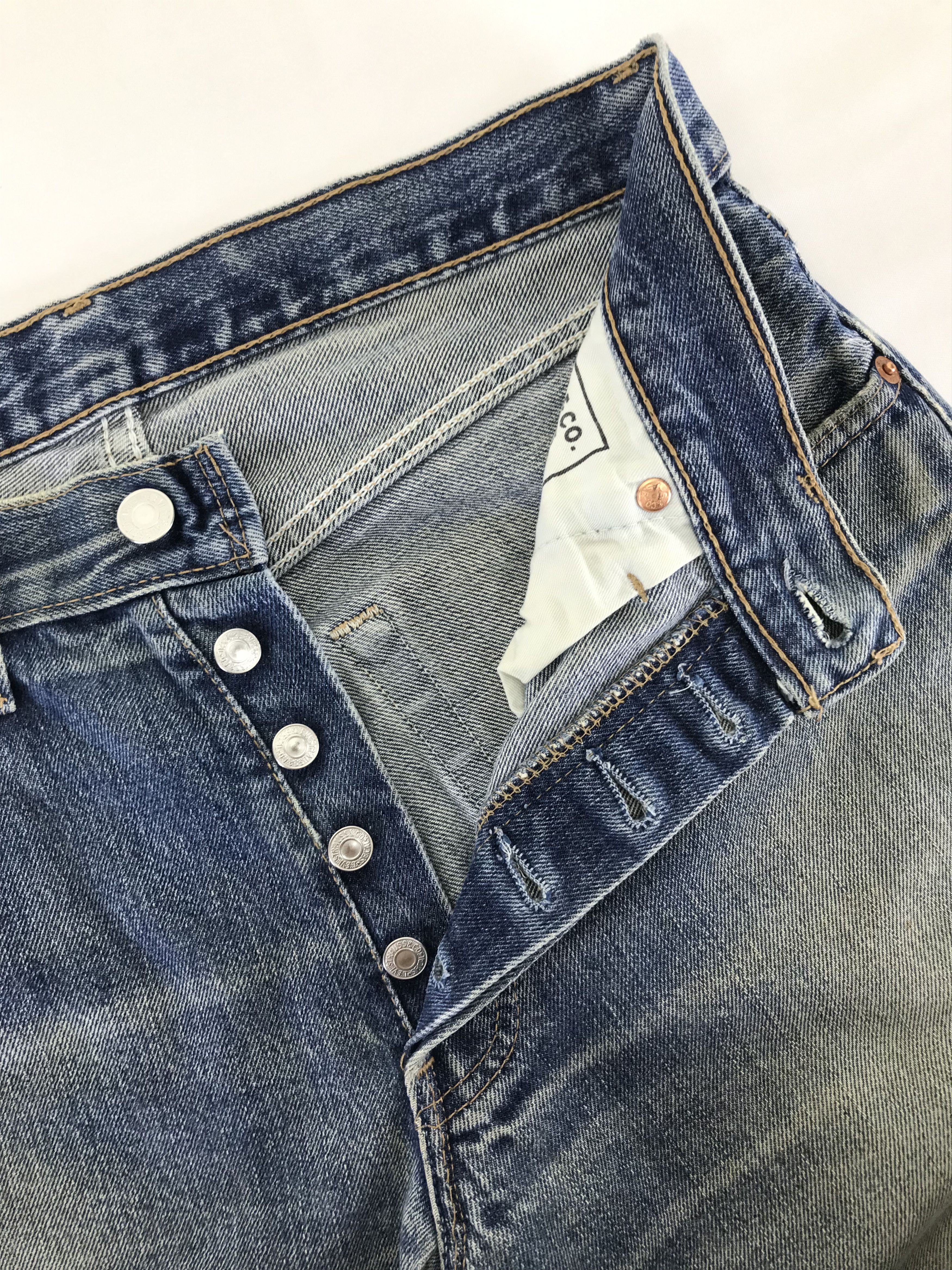Levi's Vintage Levi's 501 Mud Wash Jeans Distressed Denim Size US 31 - 9 Thumbnail