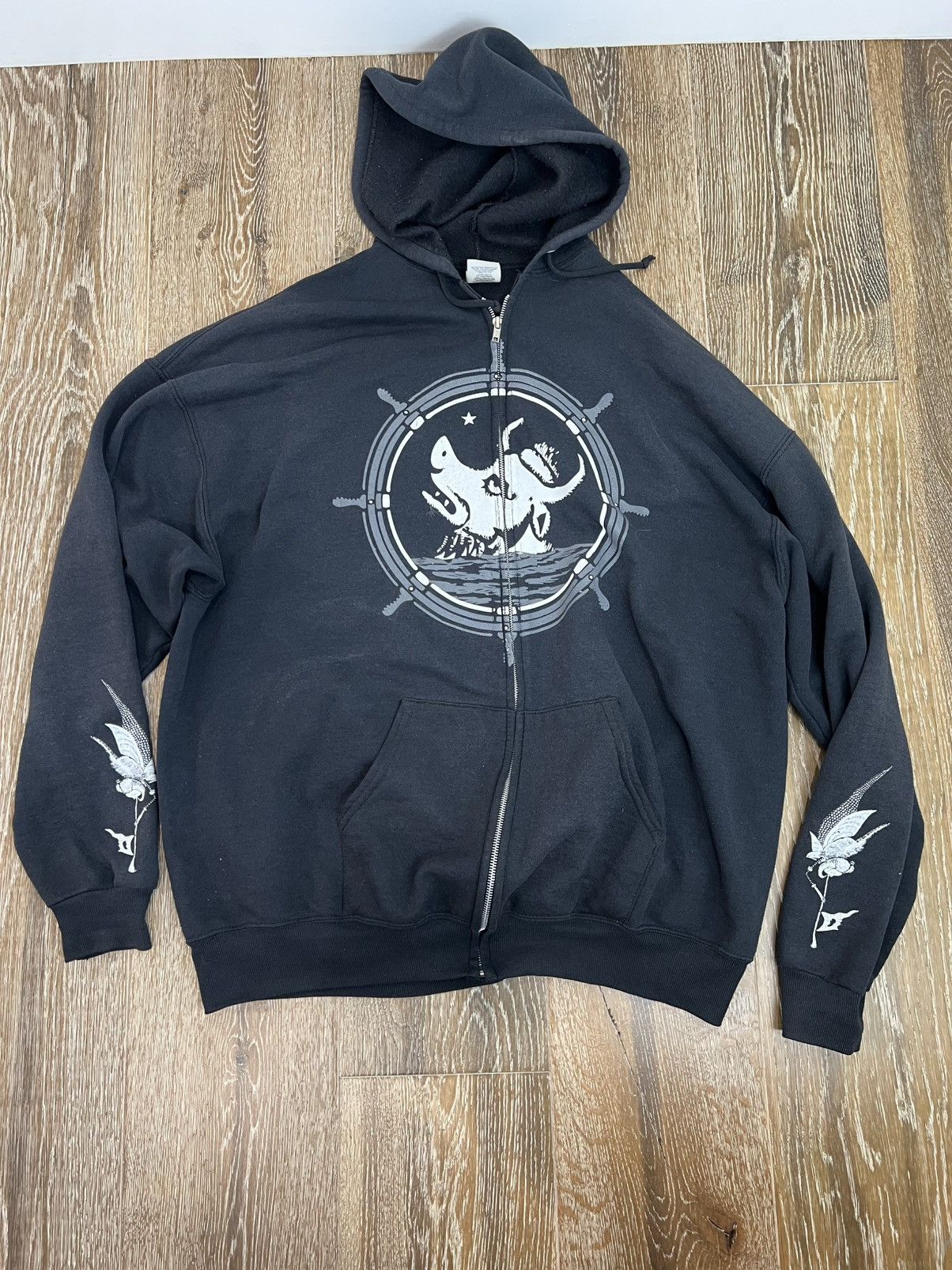 Band Tees × Vintage Vintage Clutch band zipup hoodie Size US XXL / EU 58 / 5 - 1 Thumbnail