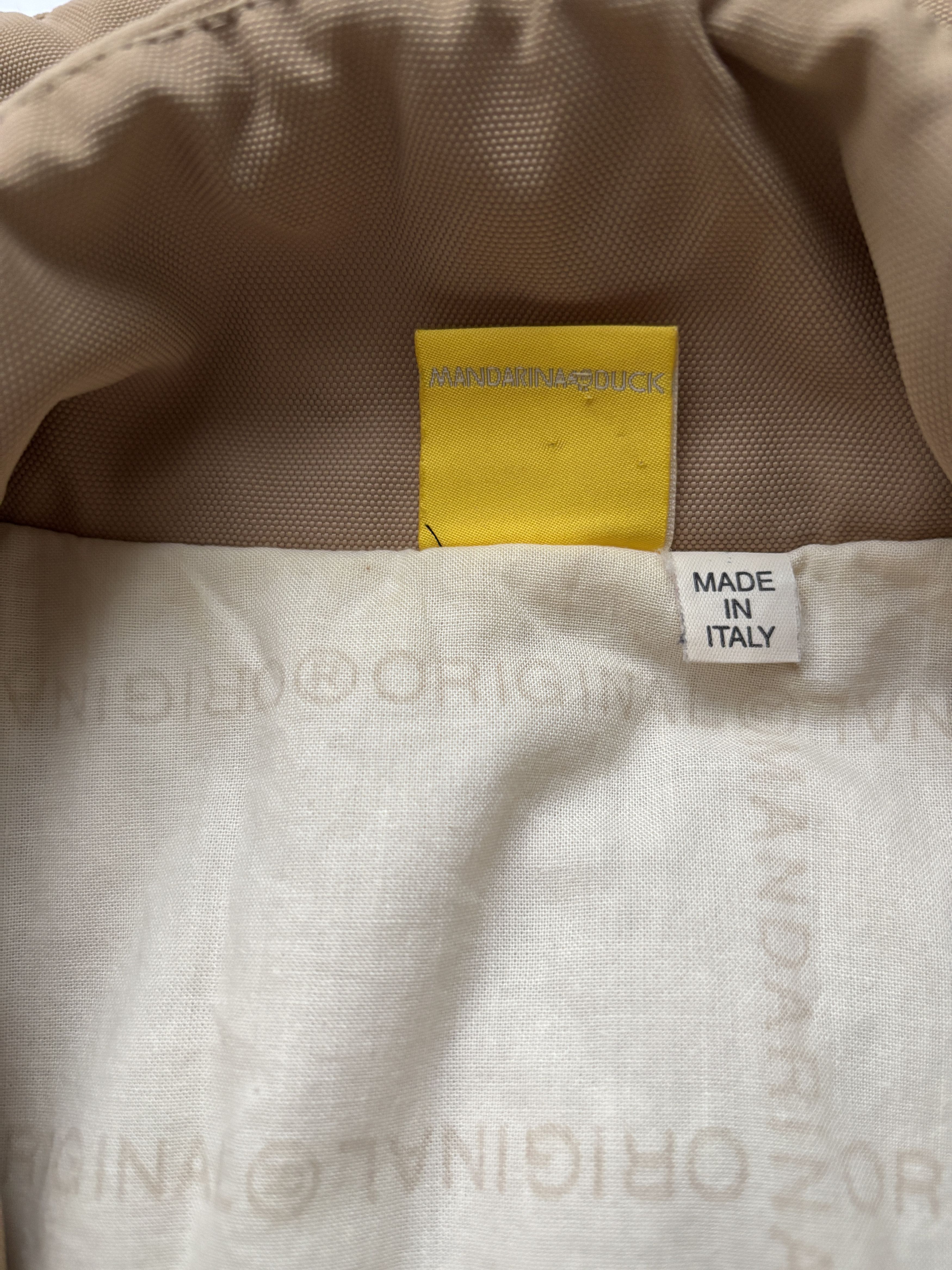 Mandarina Duck ⚡️QUICK SALE⚡️2000's Mandarina Duck Exowear Beige Jacket Size M / US 6-8 / IT 42-44 - 3 Thumbnail