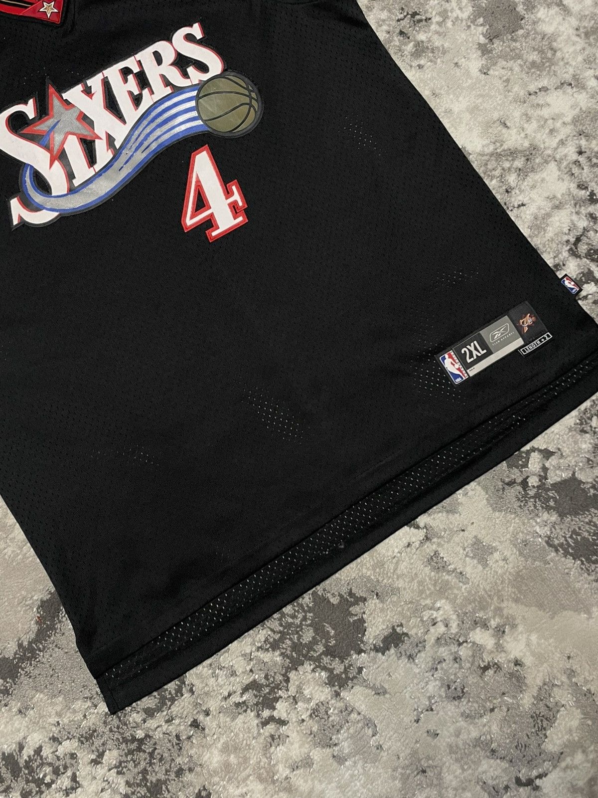 Reebok Vintage Reebok Iguodala Philadelphia Sixers Jersey Supreme Size US XXL / EU 58 / 5 - 6 Thumbnail