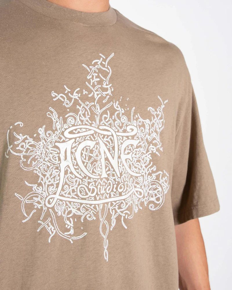 Acne Studios o1y1024 T-Shirt in Light Brown Size US S / EU 44-46 / 1 - 5 Thumbnail