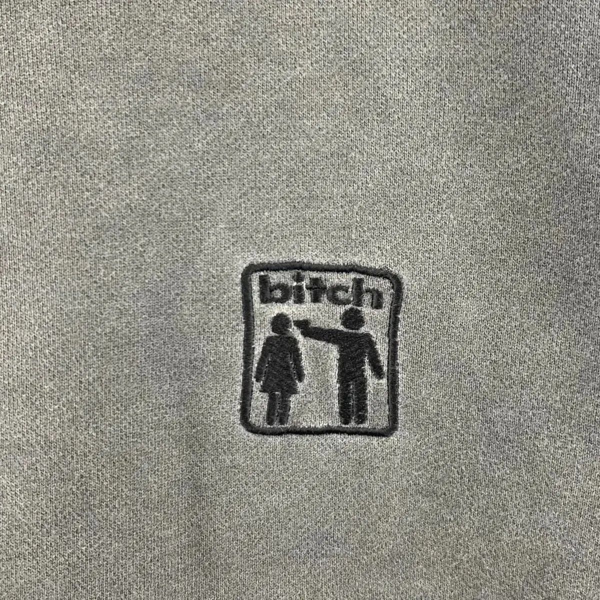 Vintage Vintage BITCH SKATEBOARDS Hip Hop Rap Rebel Sweatshirt Size US L / EU 52-54 / 3 - 3 Thumbnail
