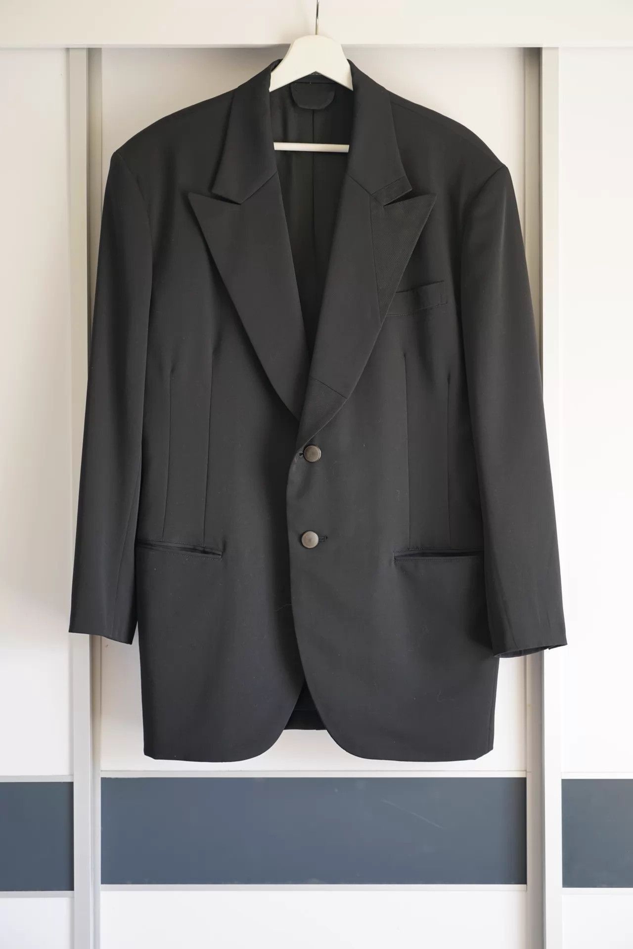 Yohji Yamamoto Black Single-Breasted Blazer - Size S Size US S / EU 44-46 / 1 - 1 Thumbnail