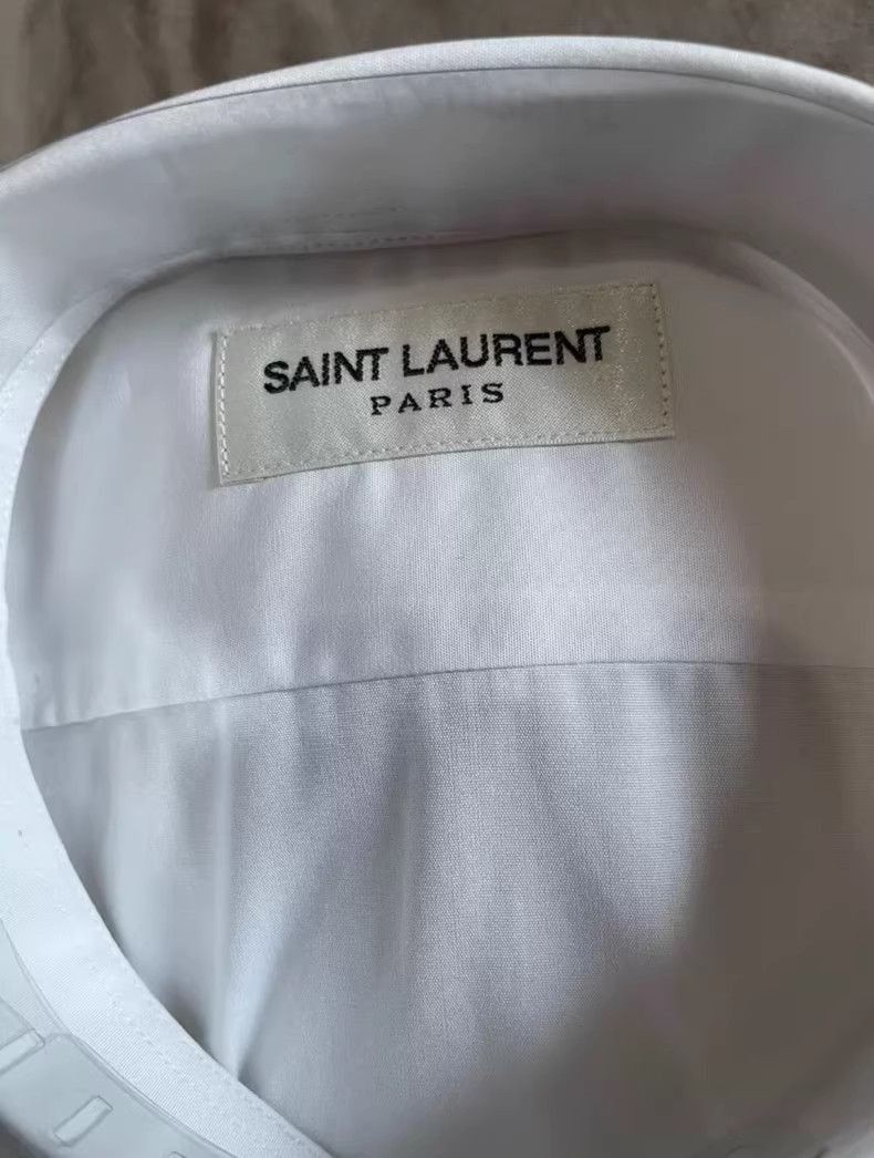 Saint Laurent Paris Saint Laurent White Dress Shirt for Men size 38-2505 Size US M / EU 48-50 / 2 - 3 Thumbnail