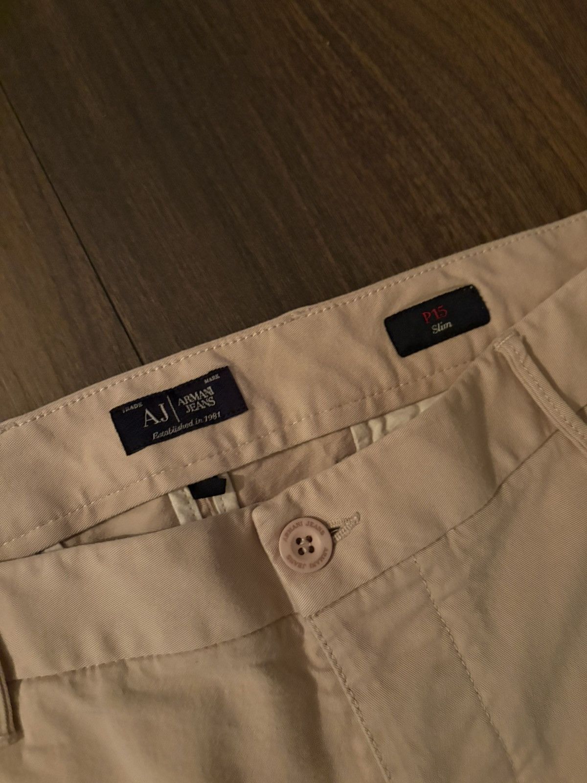 Armani Armani Khaki Trousers Size US 36 / EU 52 - 5 Thumbnail