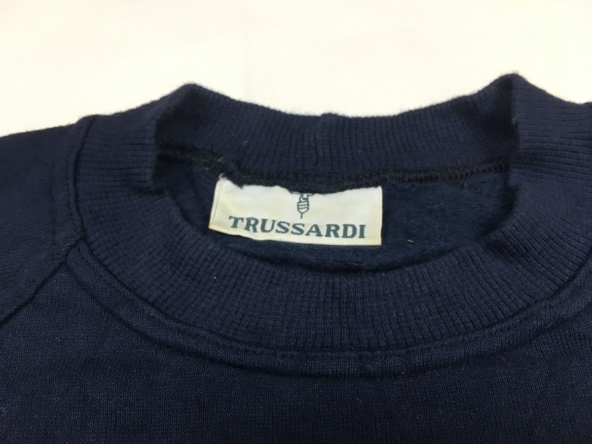 Trussardi 90s Trussardi Pullover Crewneck Sweatshirt Big Logo Design Size US L / EU 52-54 / 3 - 4 Thumbnail