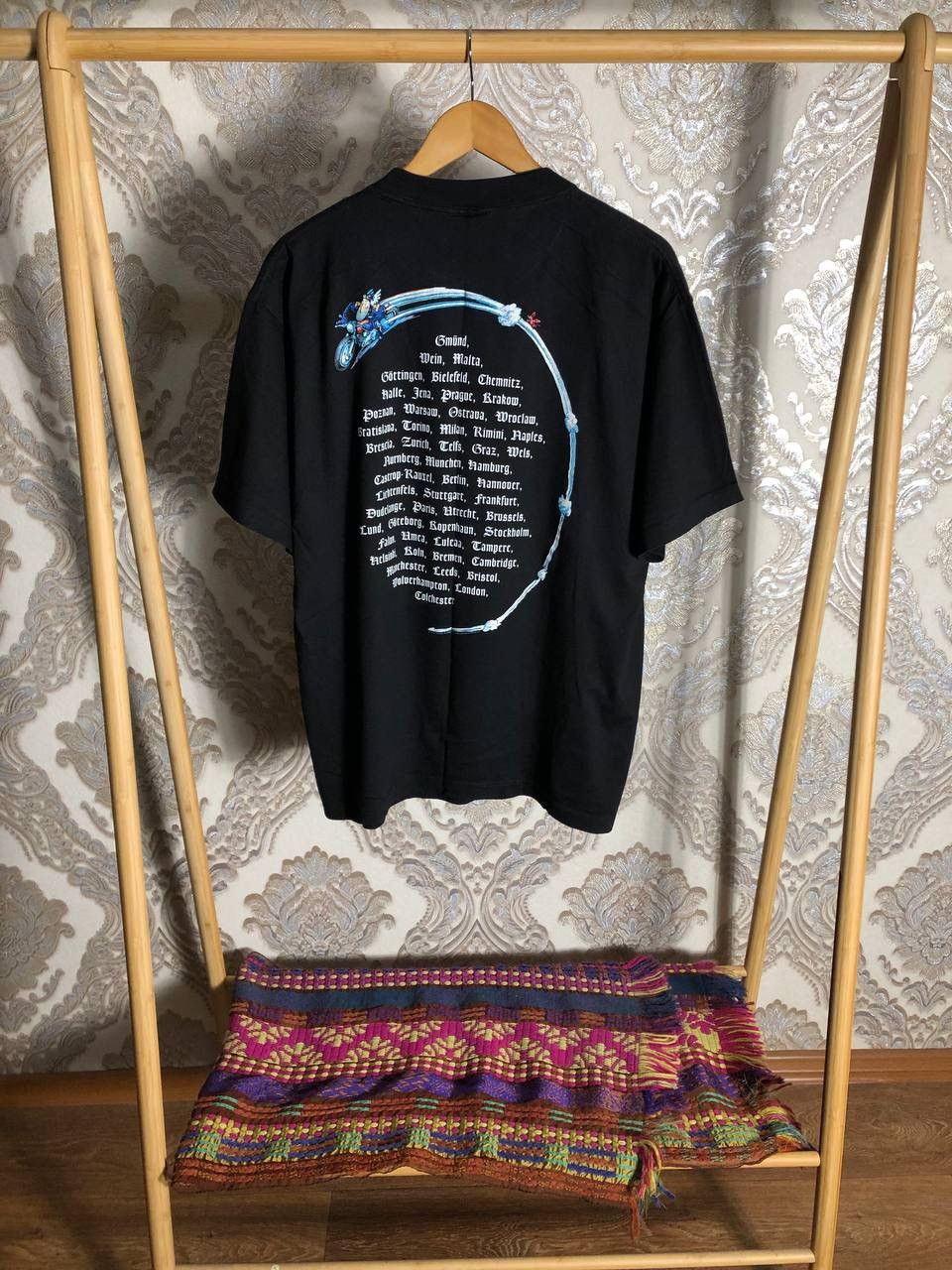 Band Tees VINTAGE BROCKUM BLACK SABBATH WORLD TOUR 1995 ROCK T-SHIRT Size US XL / EU 56 / 4 - 6 Thumbnail
