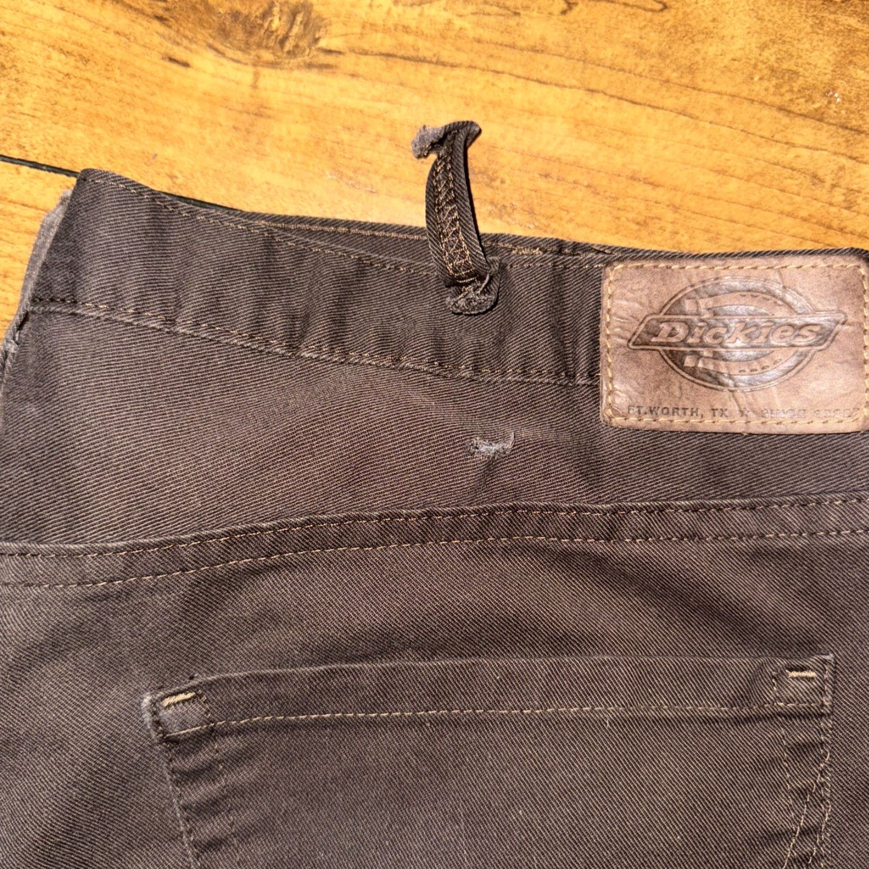 Dickies Dickies Slim Chino Pants Brown 36x31 Measured Size US 36 / EU 52 - 2 Thumbnail