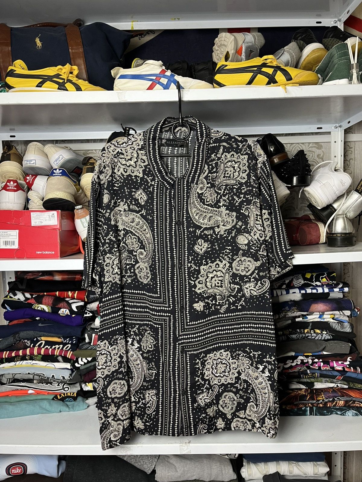 Designer Allsaints Bandana Hawaii crazy oversize shirt